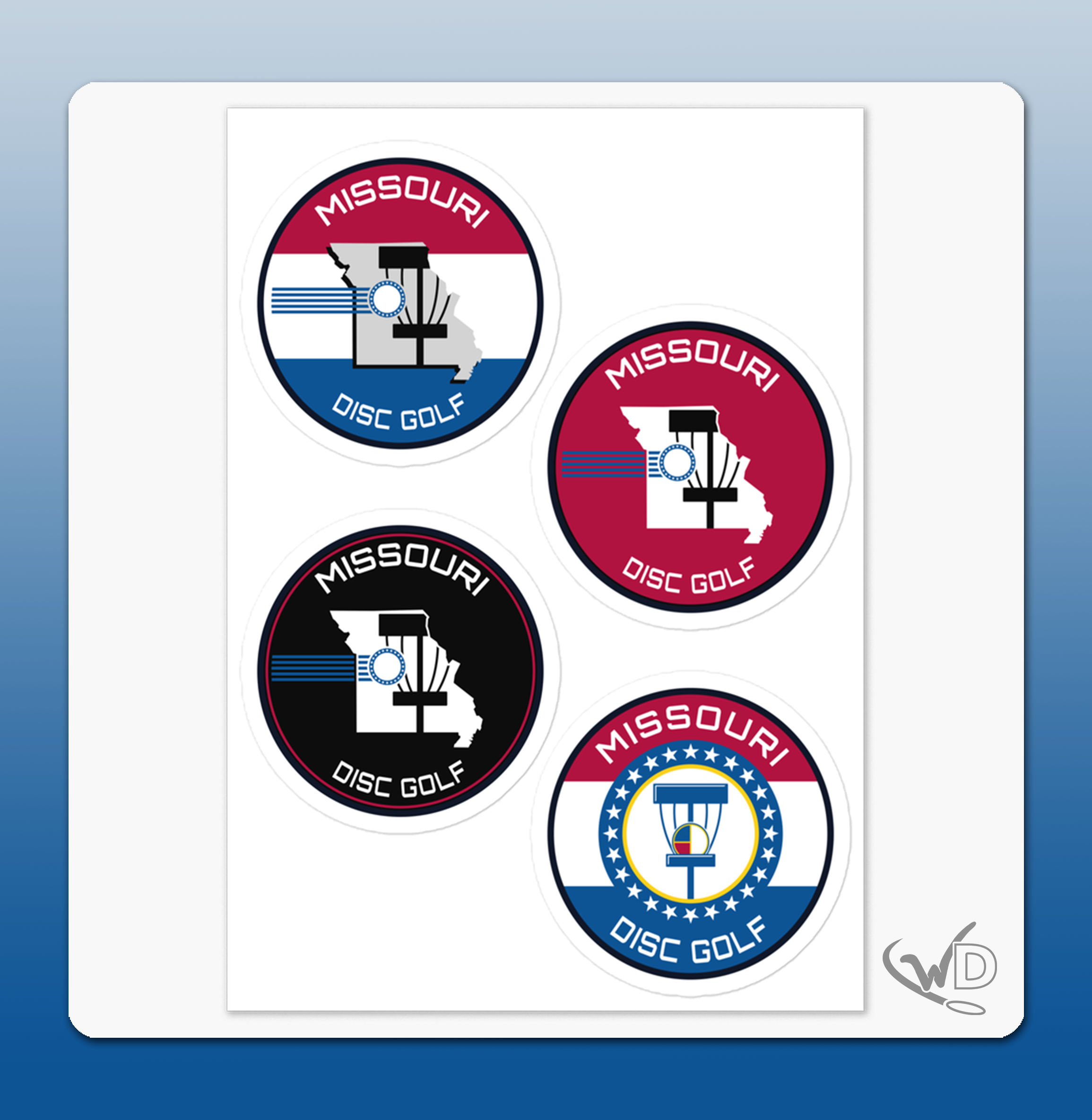 Missouri Disc Golf - Stickers