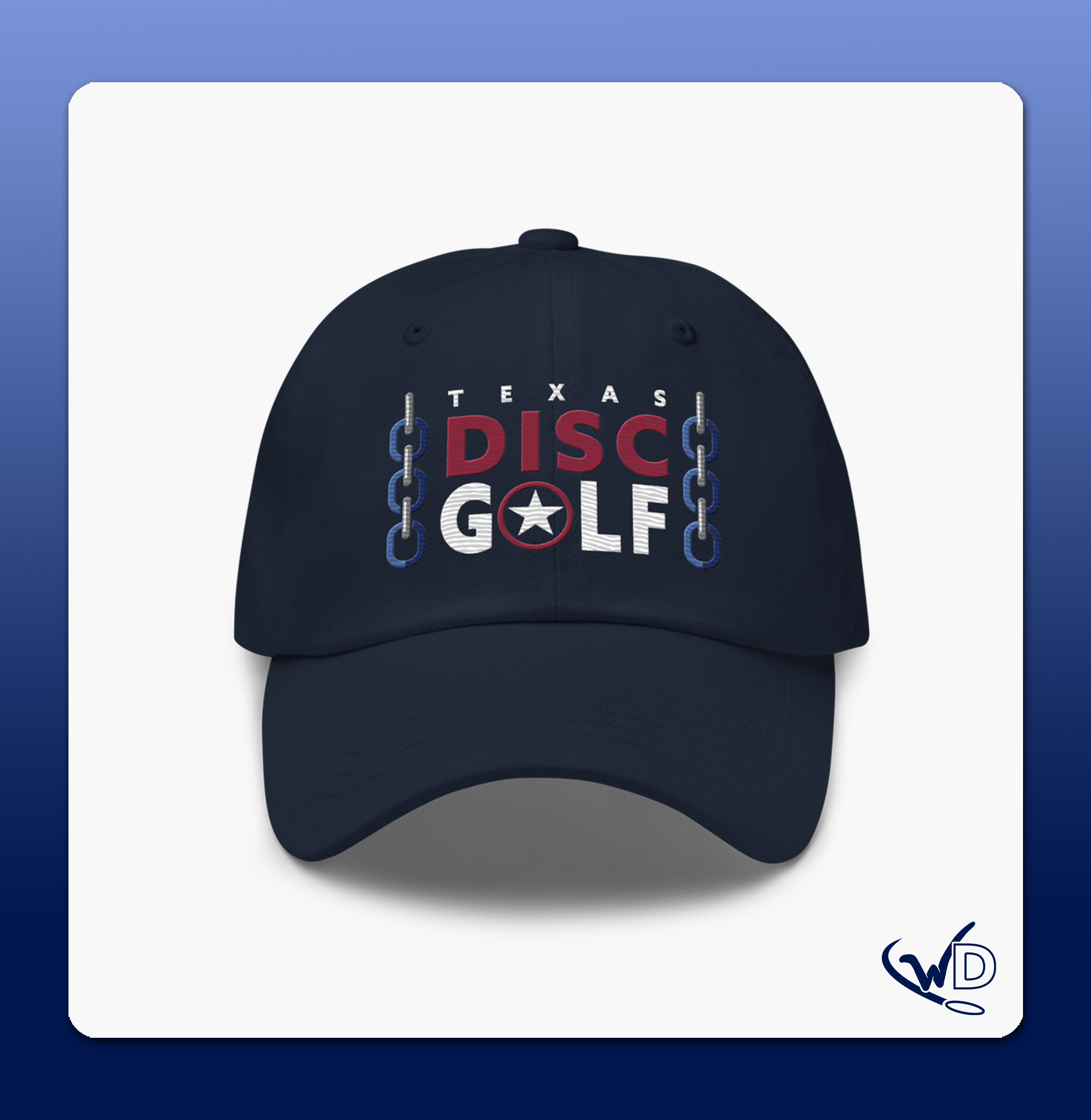 Texas Disc Golf Chains Dark - Embroidered Hat