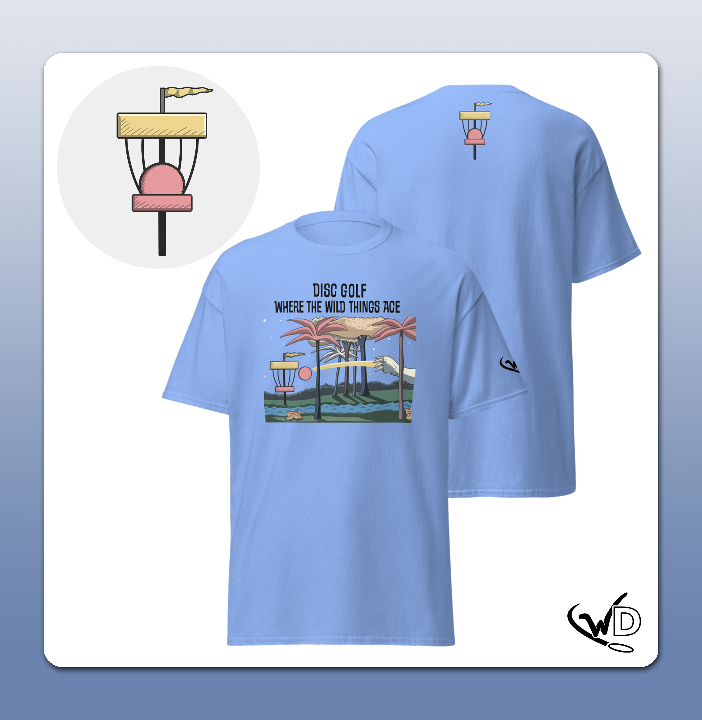 Disc Golf Wild Things - Unisex T-Shirt