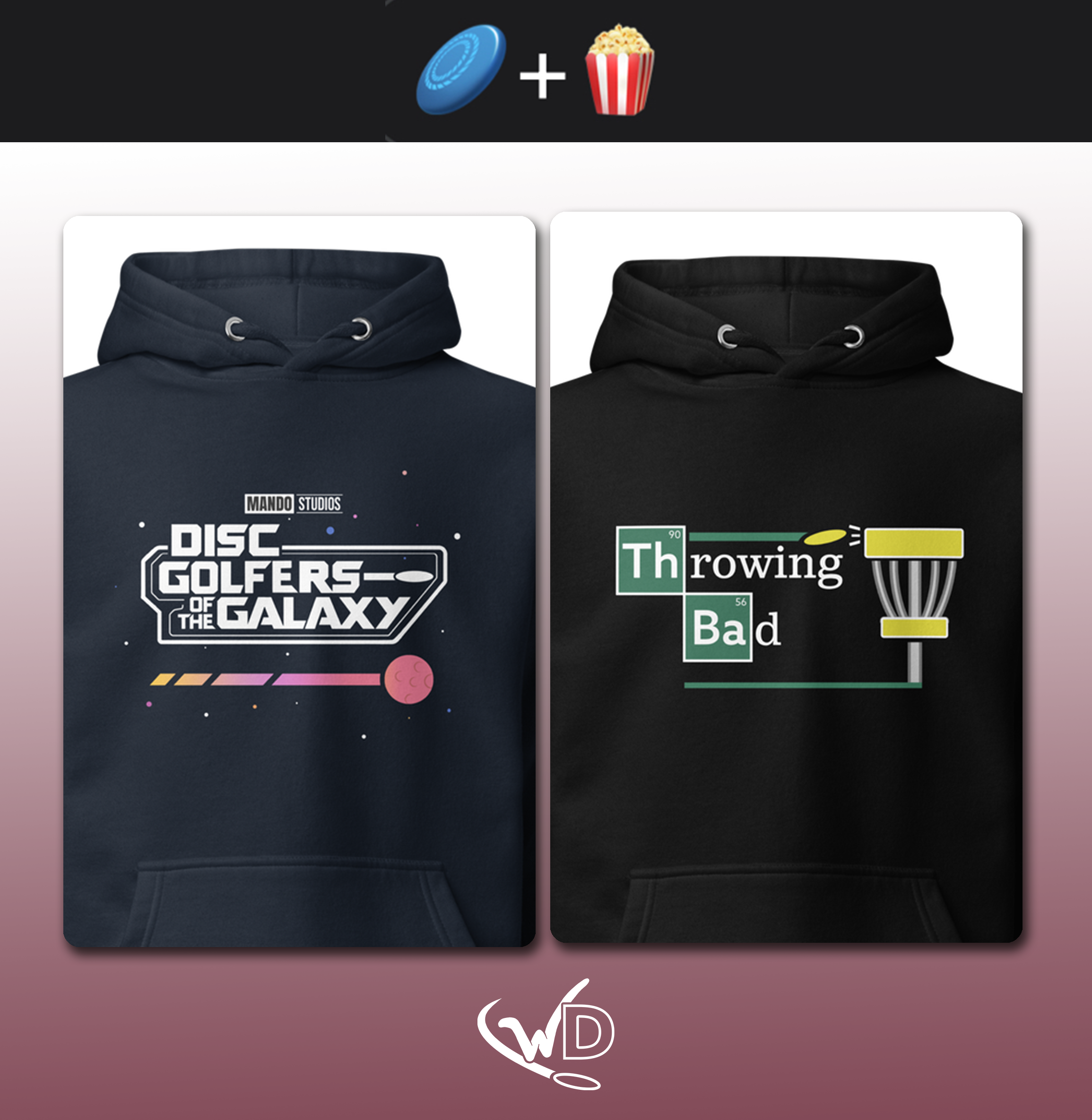 Disc Golf Hoodies Inspired by TV Shows and Movies