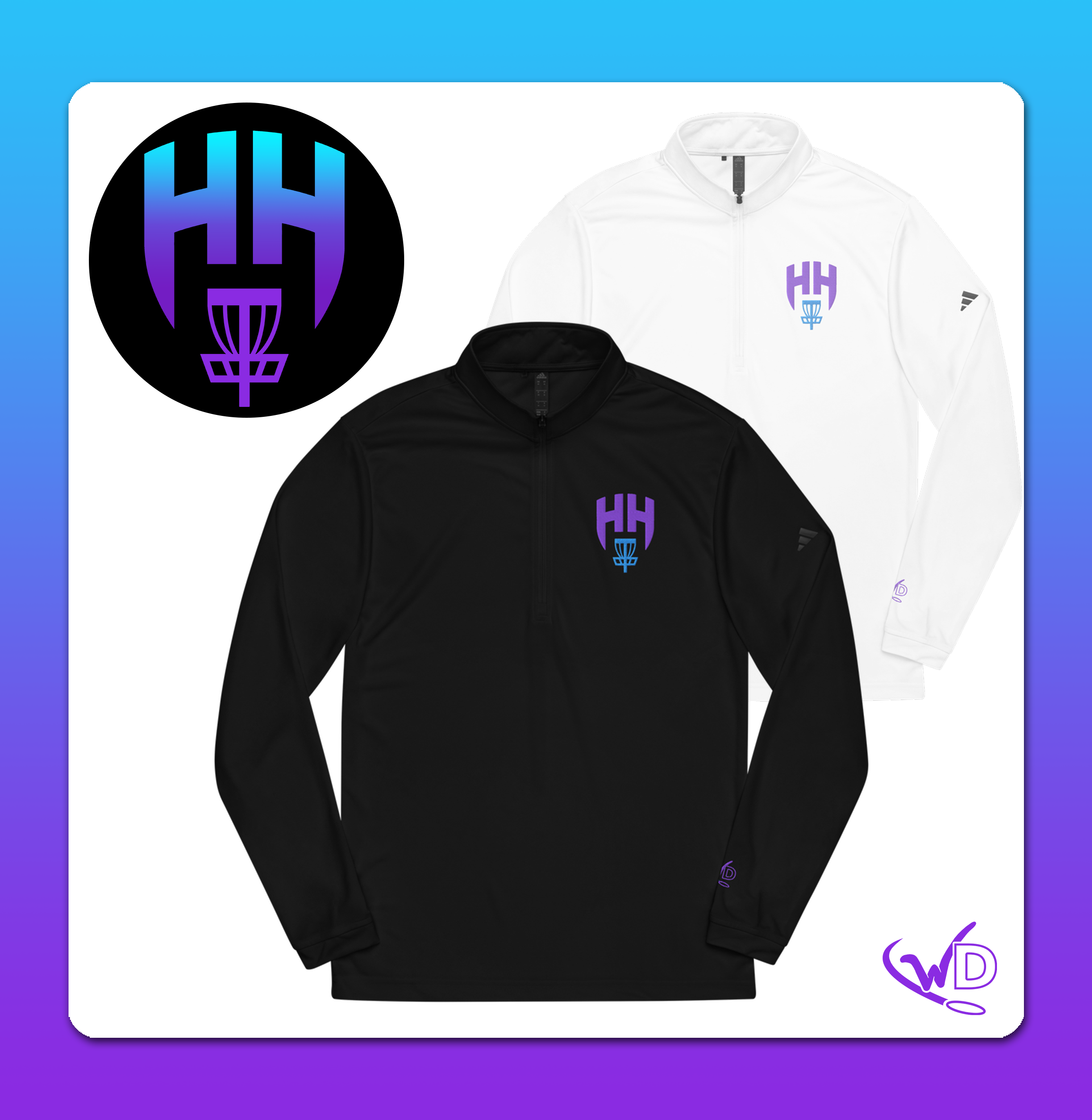 Harvey Hauge Disc Golf Adidas Quarter Zip.png