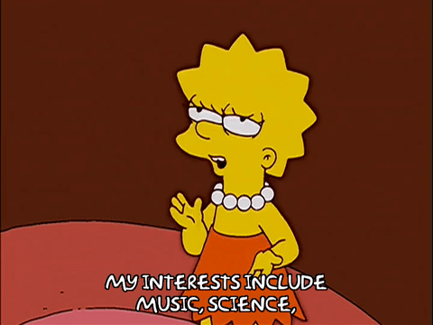 Lisa Simpson is an introvert too !