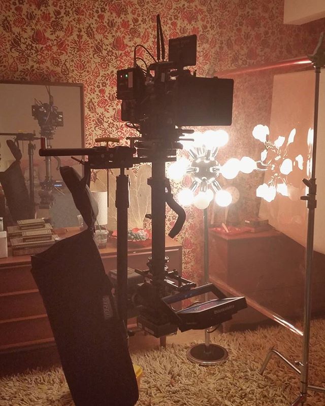 #throwback to shooting a music video with @markcira #steadicam #setlife #cinematography #cameraporn #cameramayhem #cameraops #cameraoperator #steadicamops #practicallighting #retro