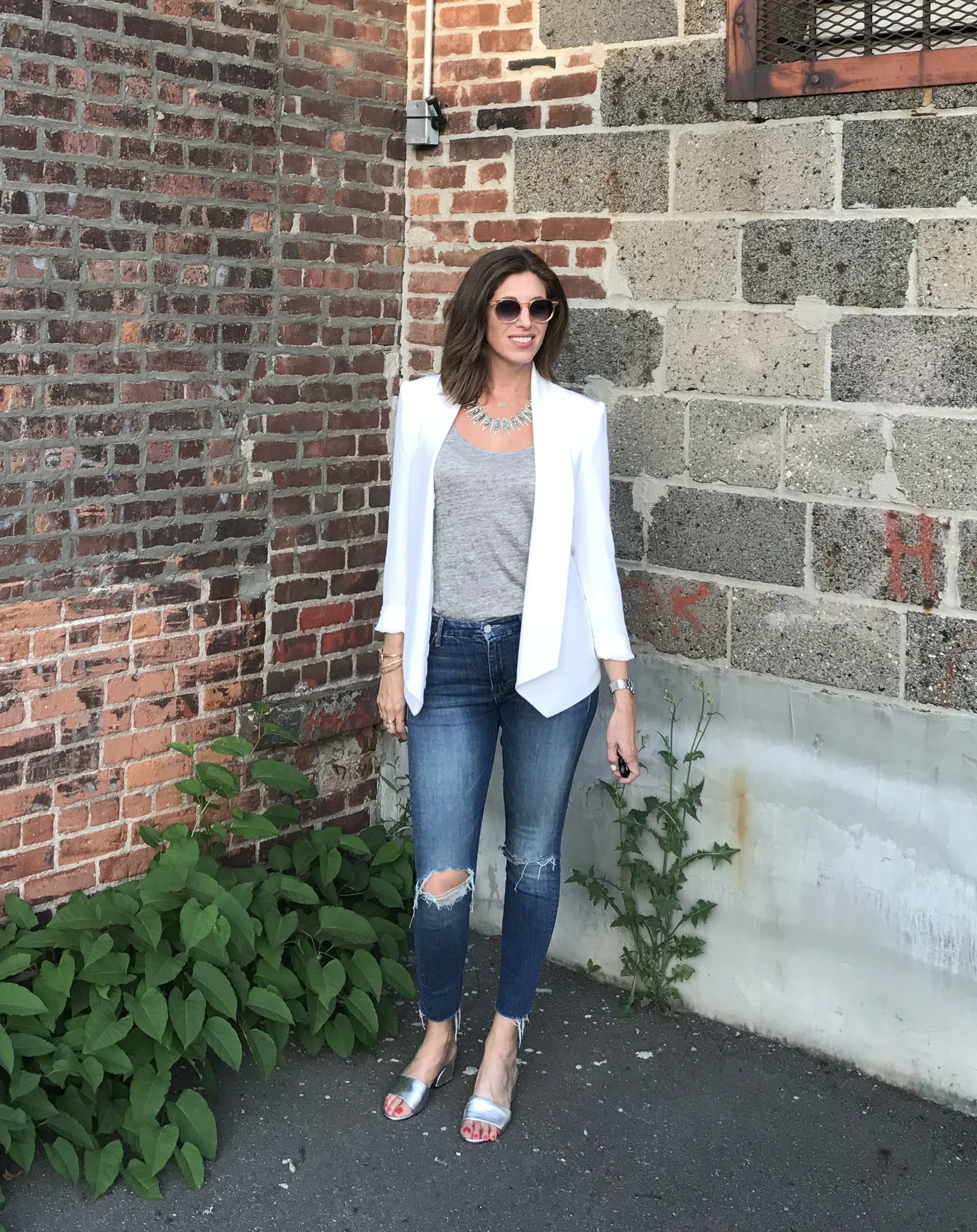 White Blazer, White HOT