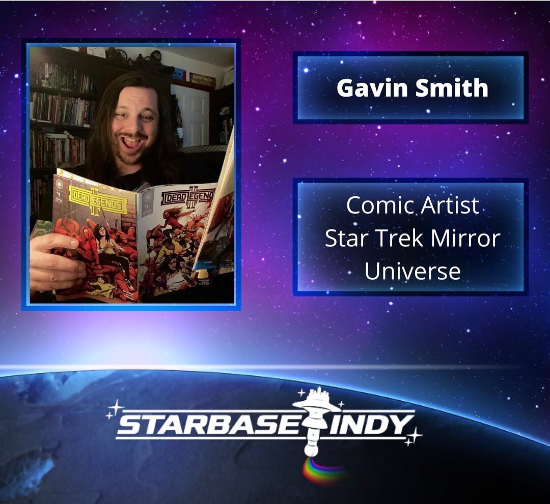 Gavin Smith (@gavinpsmith) writes funny books. OK, so the #StarTrek: Mirror Universe comic he&rsquo;s been drawing may be more dramatic than funny - but he&rsquo;s still the one drawing it for IDW Publishing.  He's worked on Dead Legends (A Wave Blue
