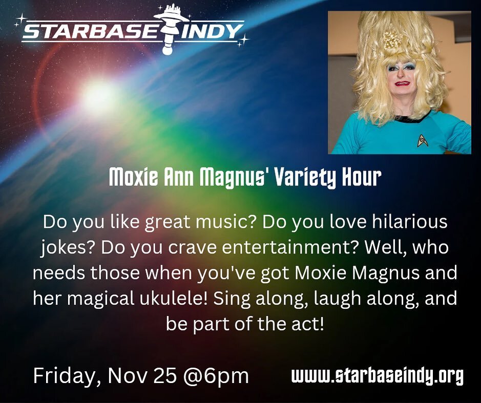 Con countdown continues: 25 days! Here&rsquo;s another in our series of daily programming highlights (more at starbaseindy.org/programming). @moxiemagnus! Don&rsquo;t delay, buy your badge at starbaseindy.org/store. #SeeYouOnTheStarbase #sbi2022