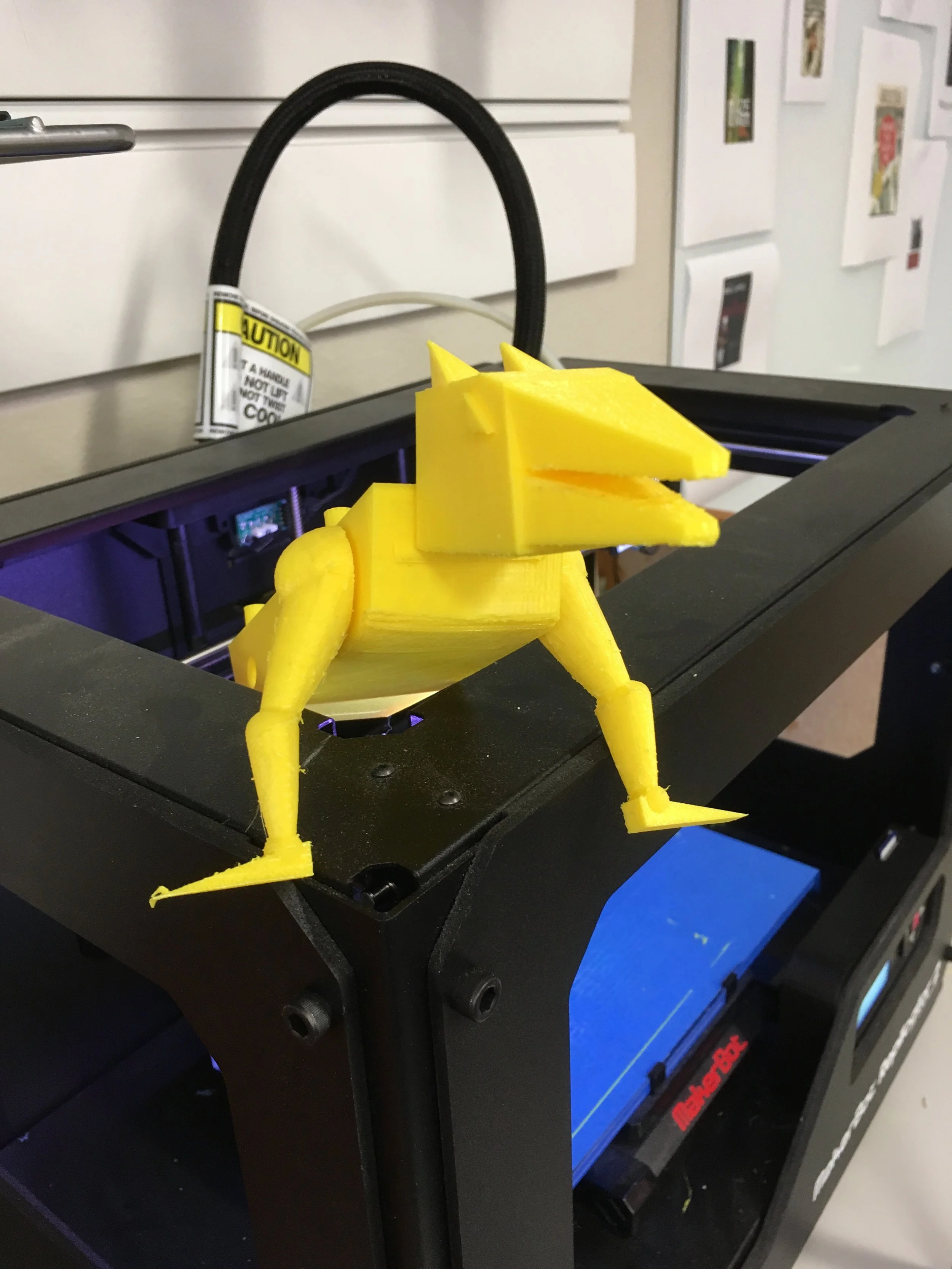 This little guy was designed by a team that saw the hound as more like a cat-dog, as they explained it to me. Yes, it was scary, but in a cute sort of way.
