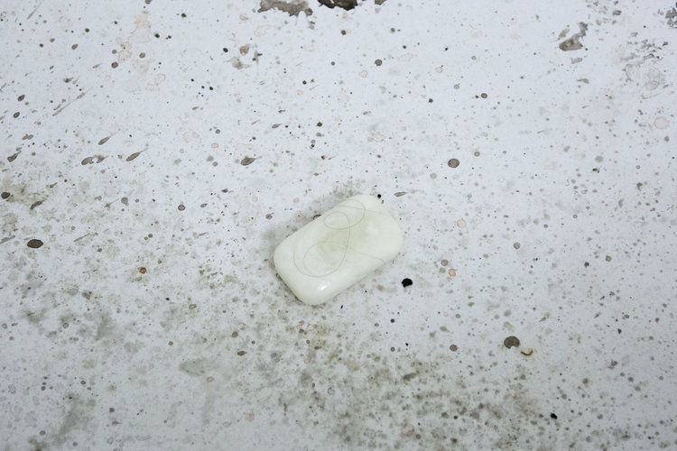   Soap (Marble)  Polyurethane and human hair 3 x 2 x 1 inches 2016 