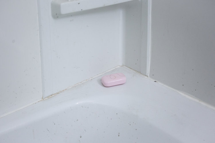   Soap (Pink)  Polyurethane and human hair 3 x 2 x 1 inches 2016 