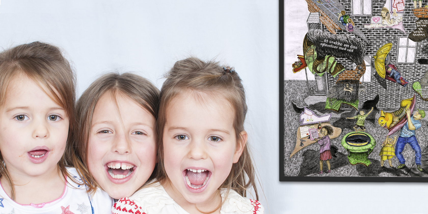 Plakaten har skabt stor glæde, og mange gode og dybe samtaler med børnene om deres rettigheder. - modelfoto.
