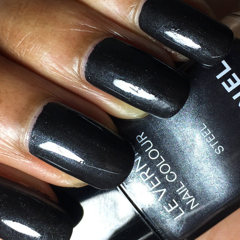 chanel dark grey nail polish