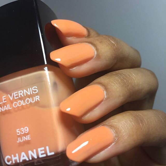 My birthday nails. 🎉🥳🎂 @chanel.beauty Le Vernis in June 539

This is probably my most worn Chanel. I&rsquo;ve worn it about 4-5 times because I tend to always want to wear it during my birthday month. Plus, it&rsquo;s just a really soft and pretty