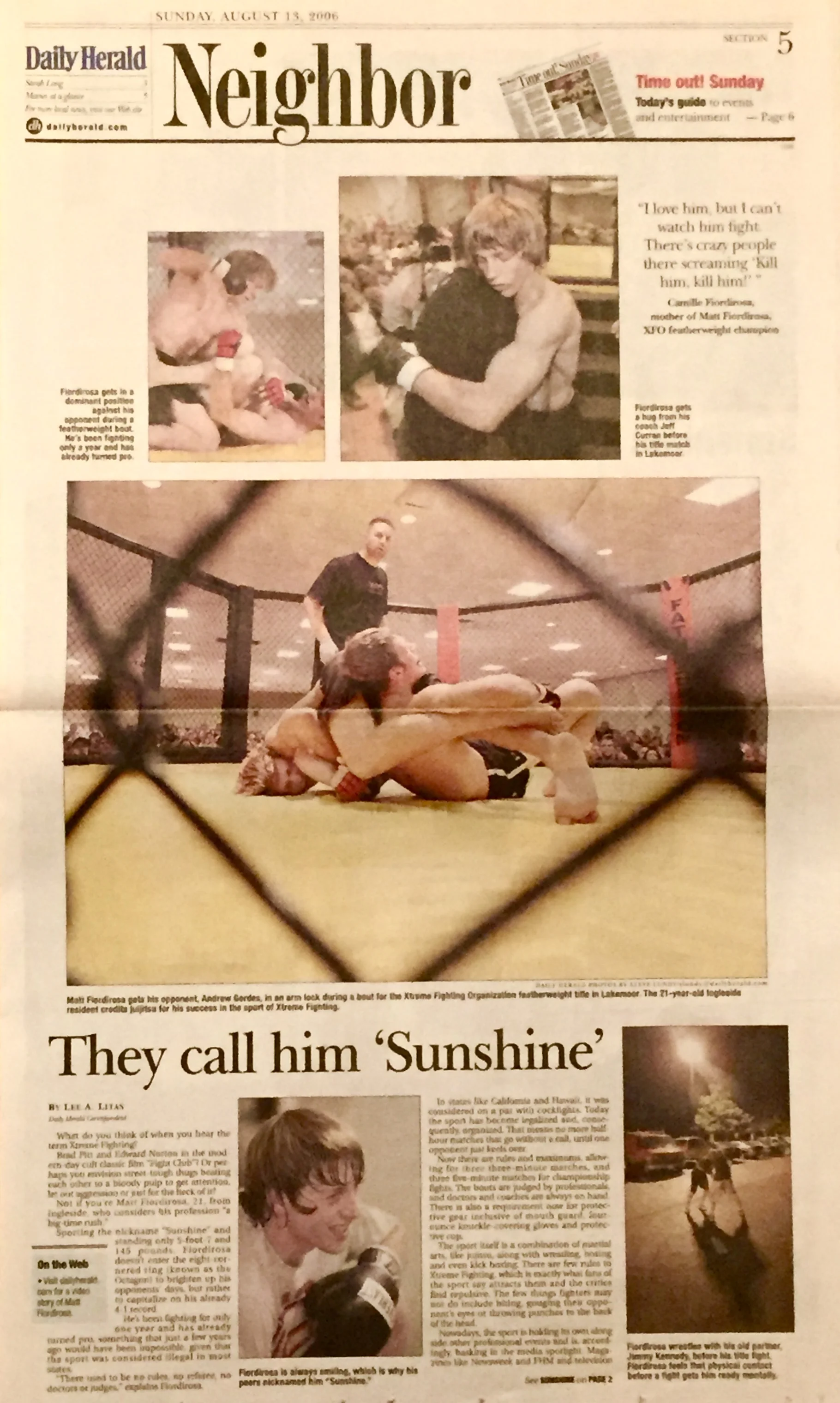Daily Herald: They Call Him Sunshine