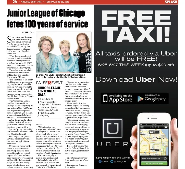 SPLASH, Chicago Sun-Times