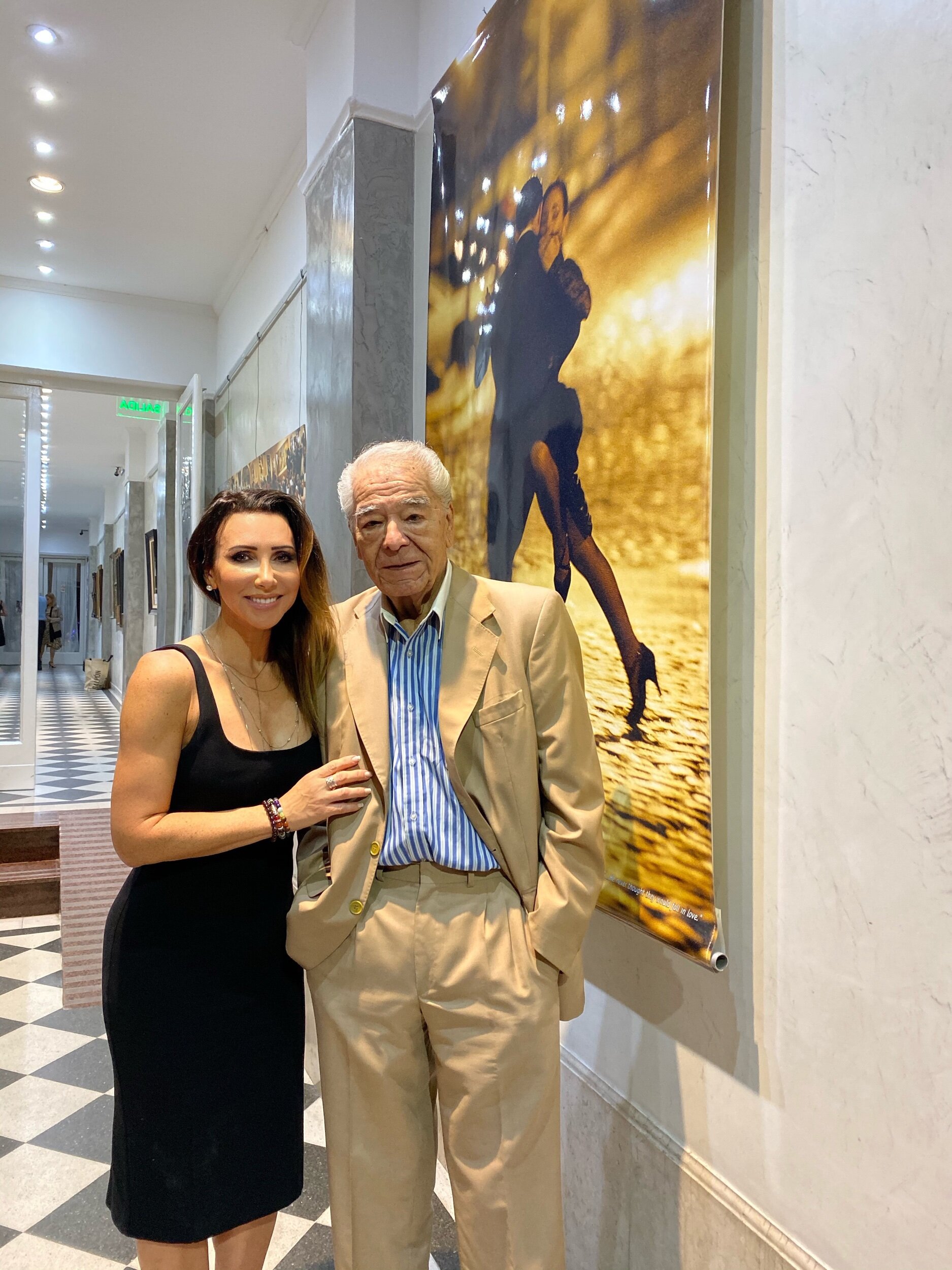 With the iconic “El Chino Perico” at Salon Canning, BsAs, Argentina 2019