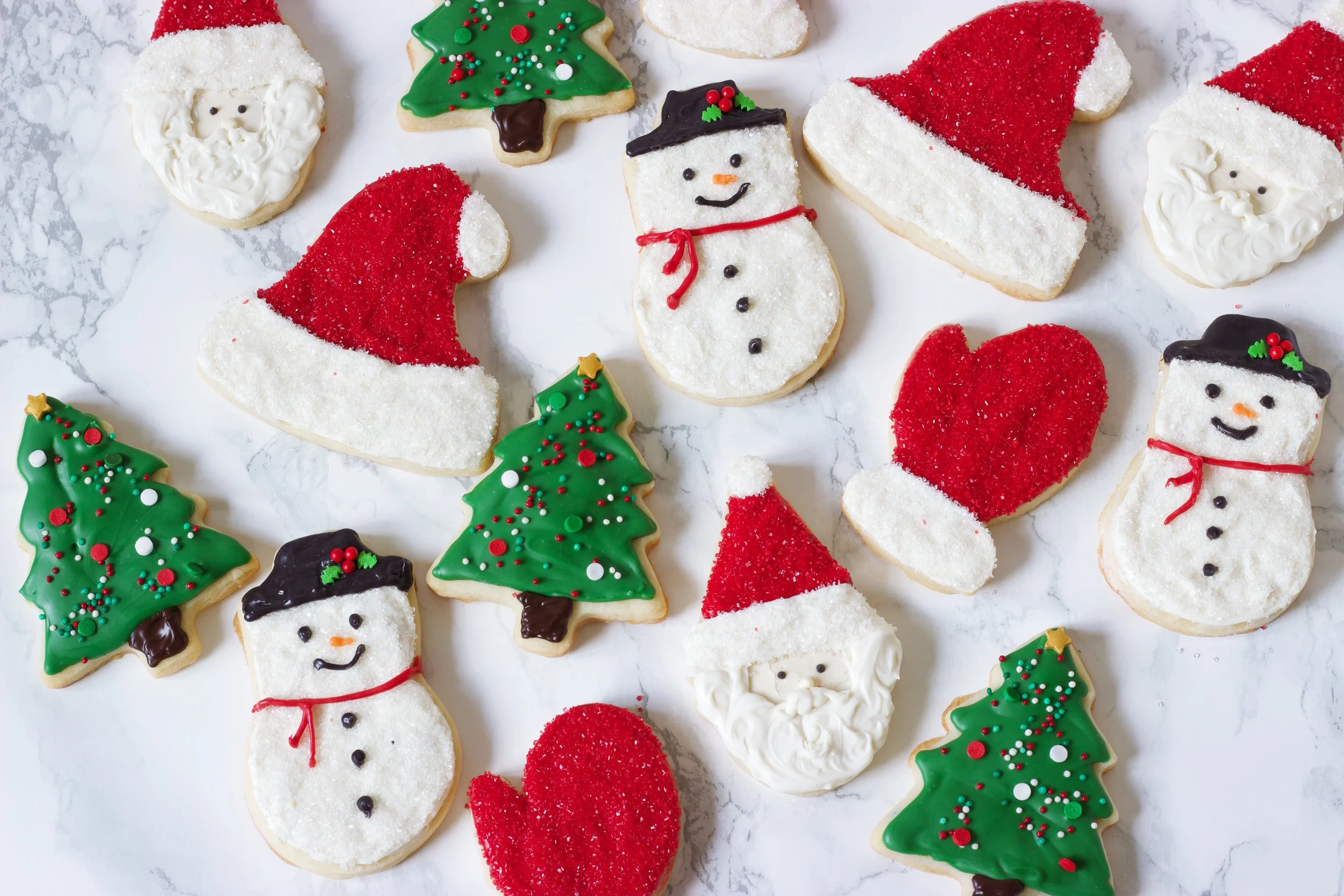 Decorated Christmas Cookies