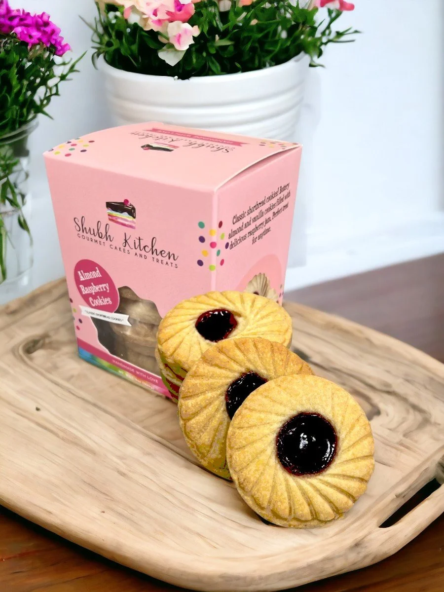 Almond Raspberry Cookies