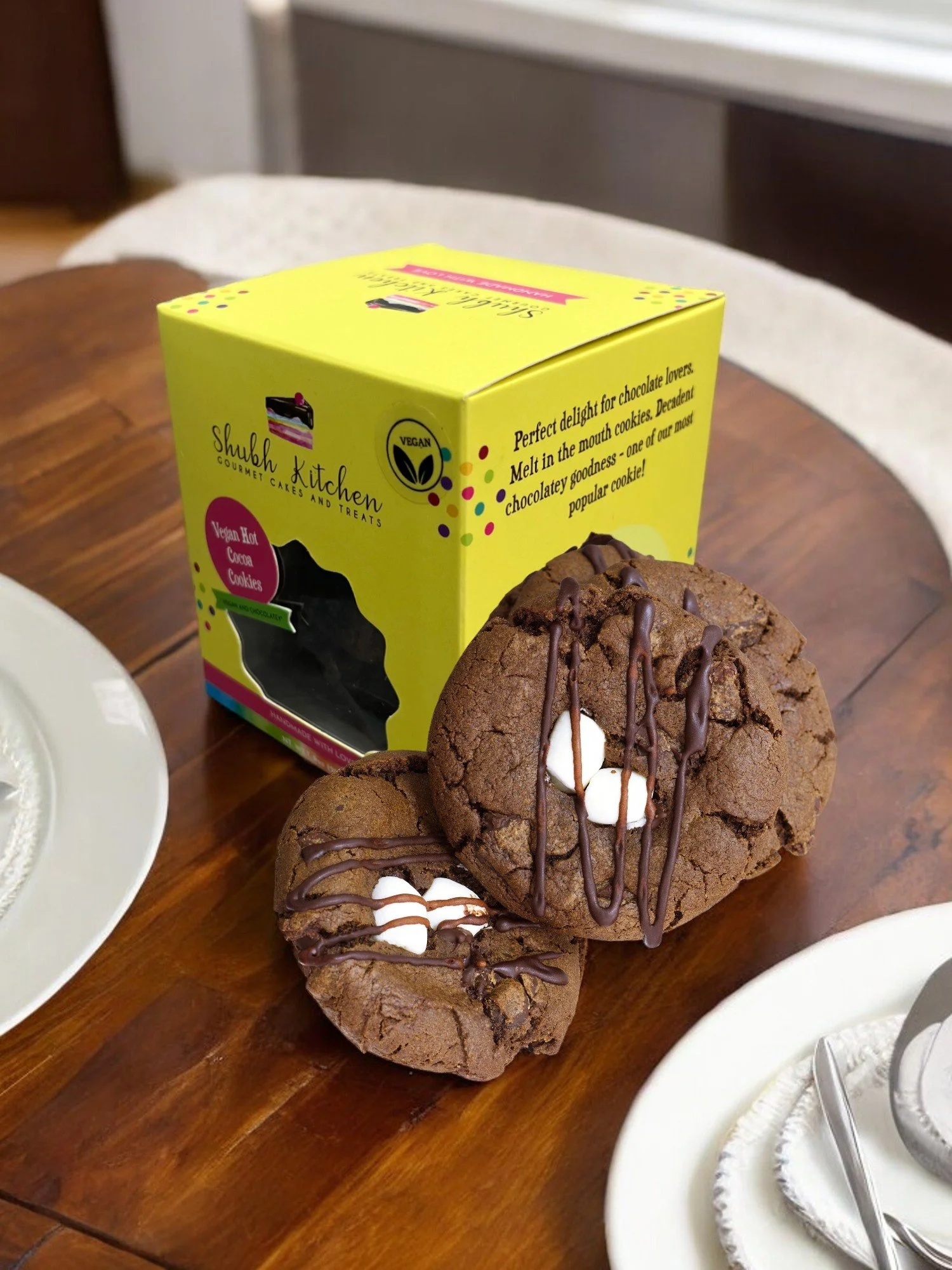 Vegan Hot Cocoa Cookies