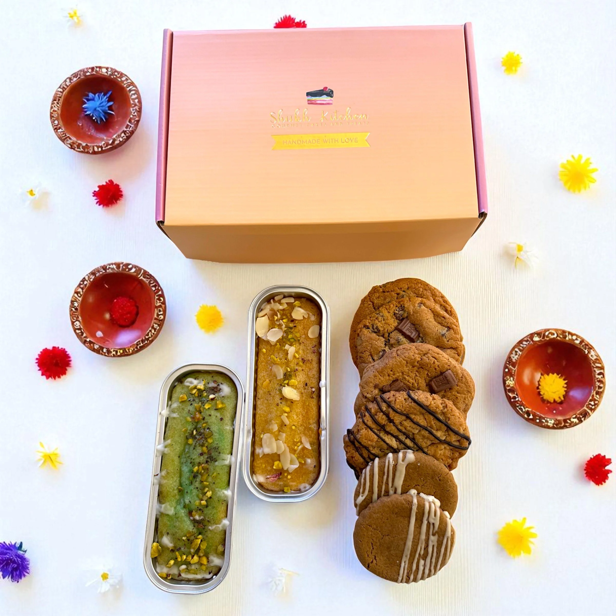 Diwali Limited Edition Gift Box – Egg-Free, Vegetarian, Handmade Treats