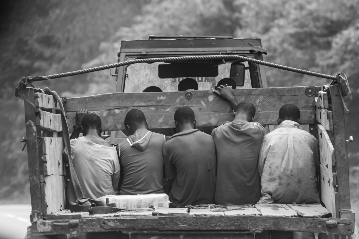 On the road to Togo, West Africa