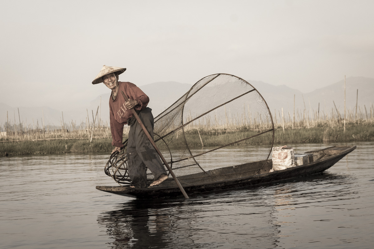 Net Fisherman, Inle Lake, Myanmar