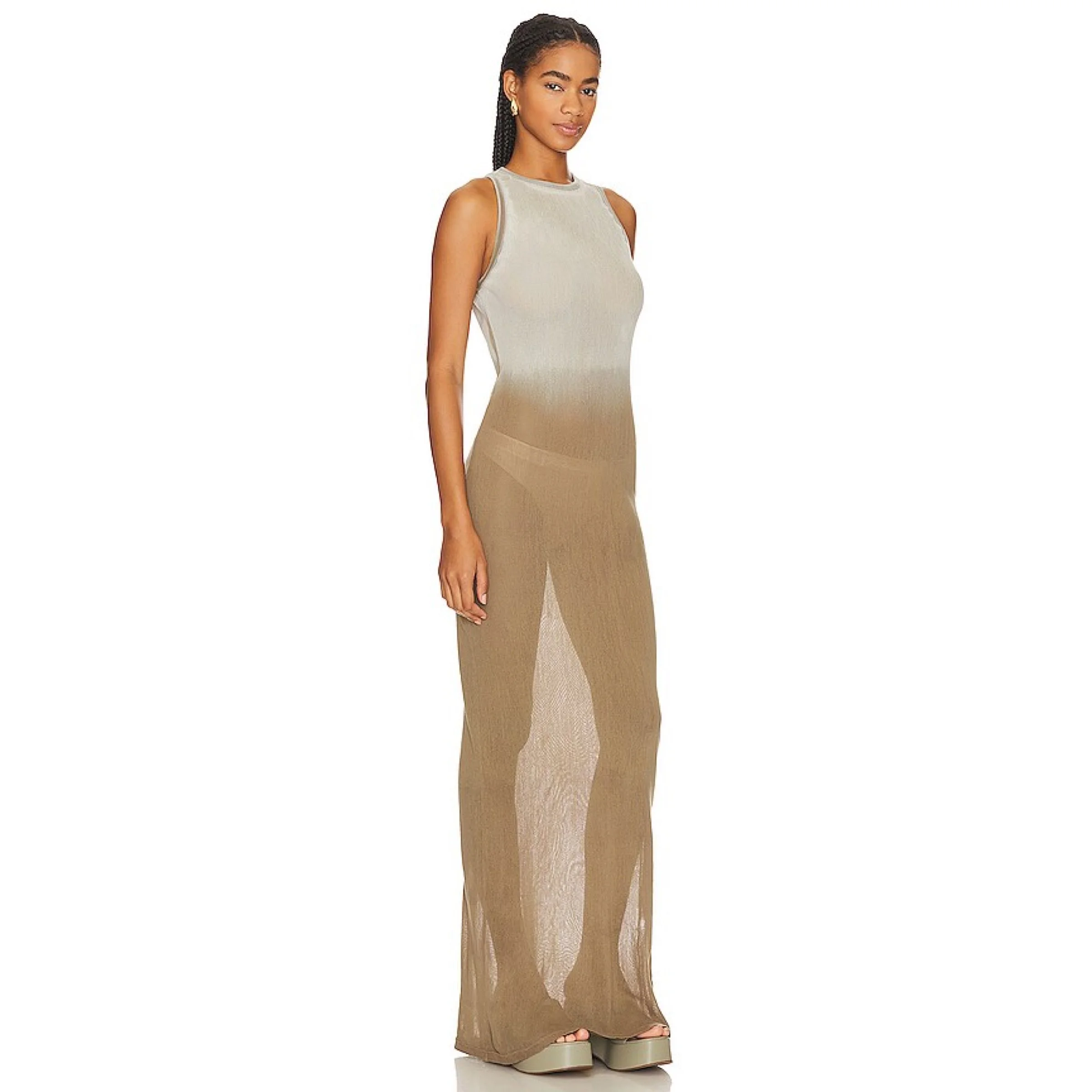 Cotton Citizen Mesh Maxi Dress  Soho Style Boutique