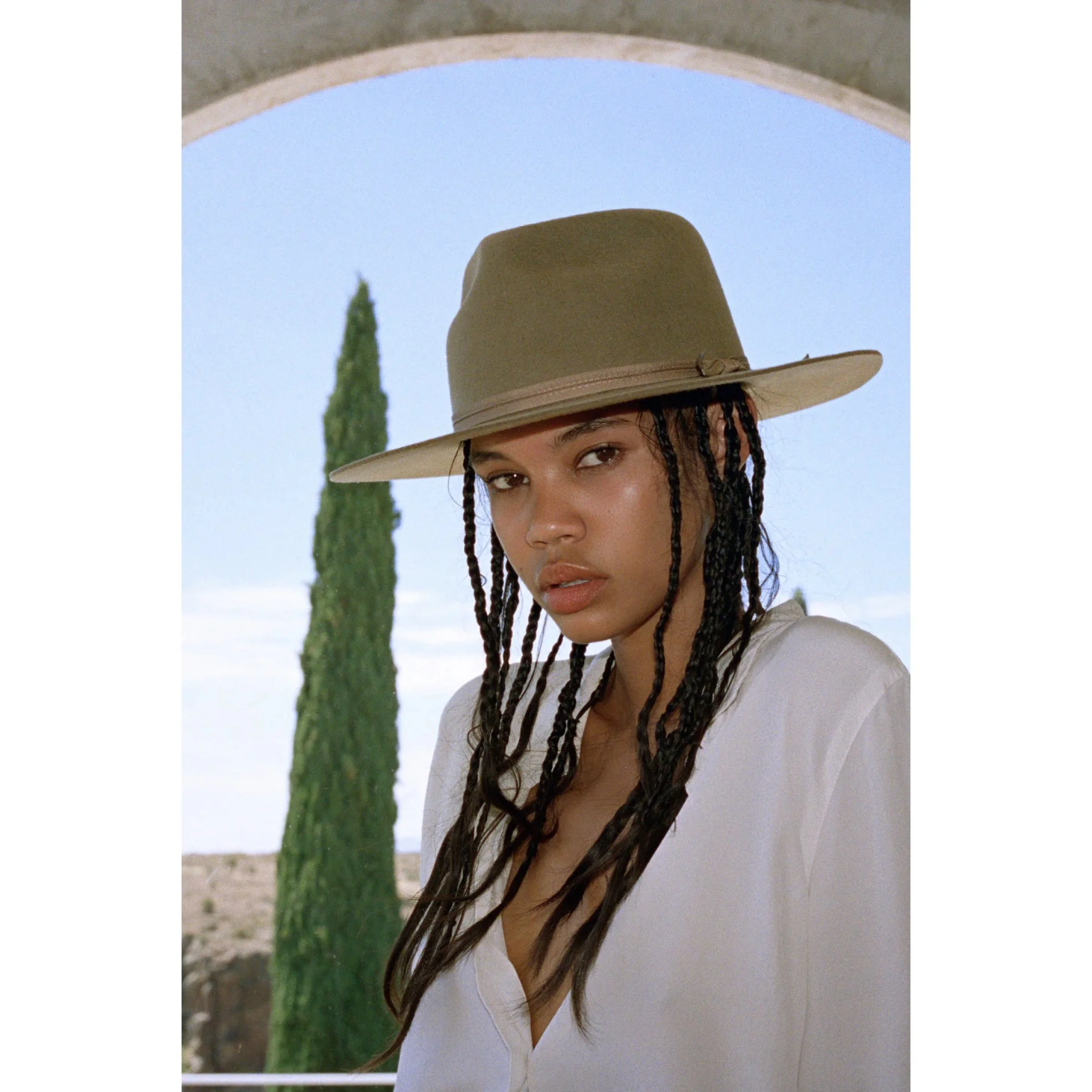 Lack of Color Moss Zulu Rancher Wool UPF50 Hat LACK OF COLOR >> Ivory Zulu Fedora – M Plus B Boutique main image 4