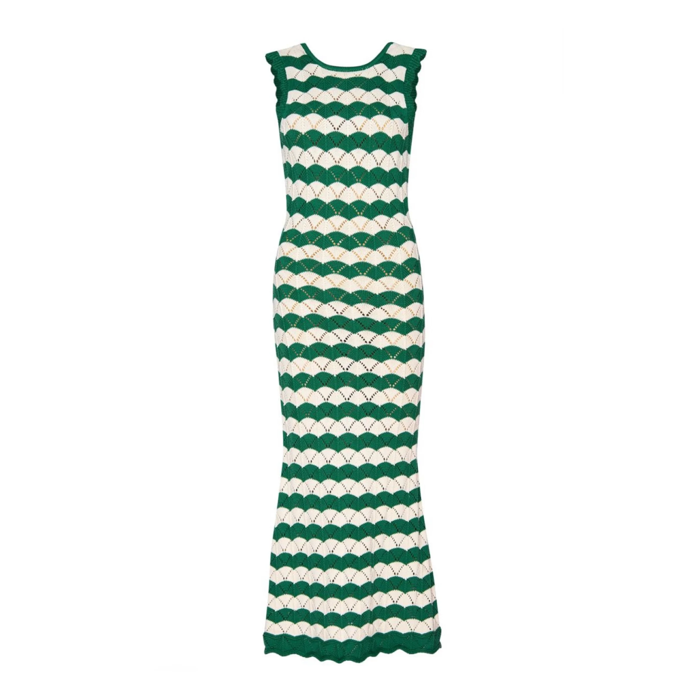 green emerald velvet dress Misa | Zania Dress Reflective Botanical