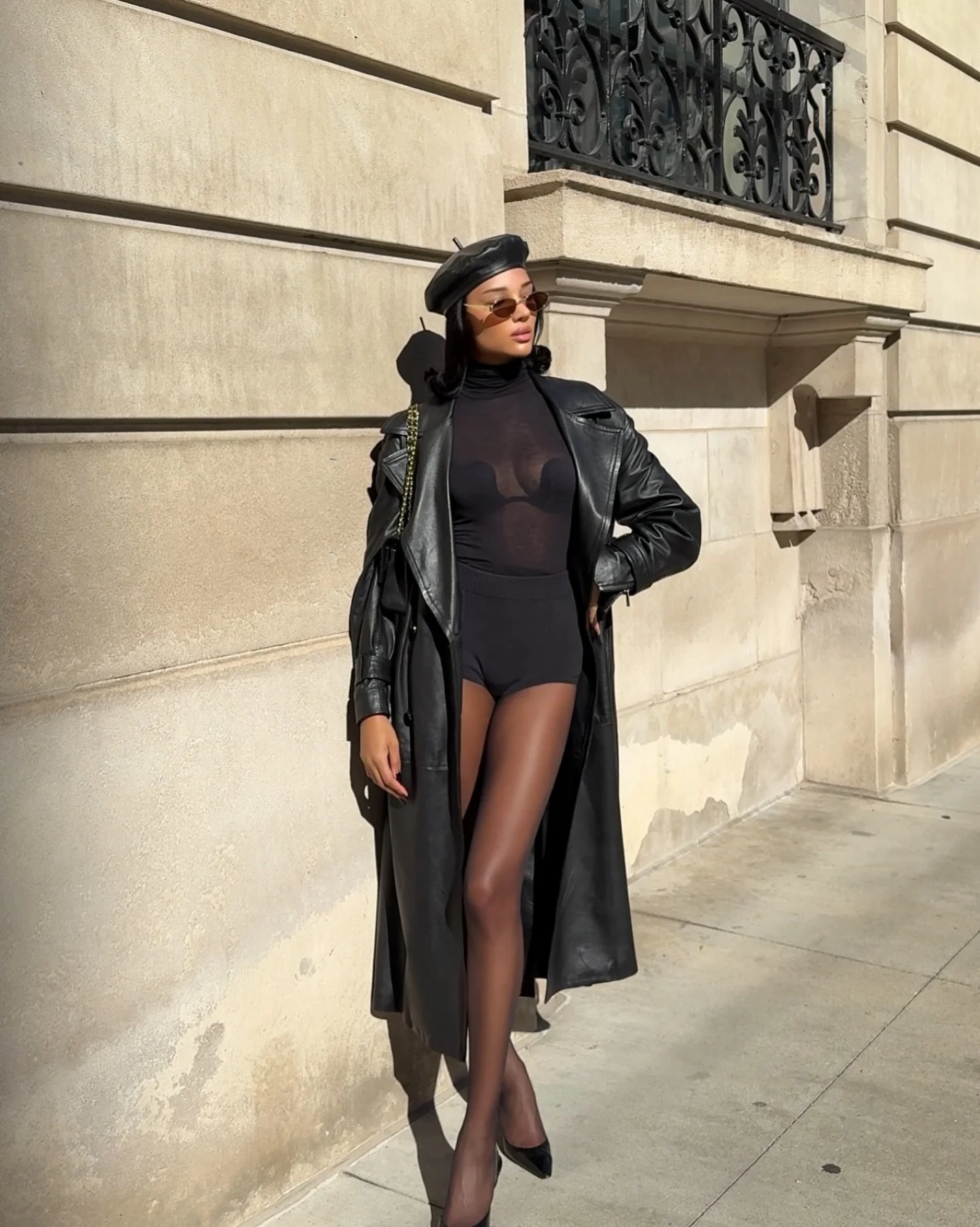 Throwing a fit 

search: Mariely black vegan leather button-front coat 

Link in bio! #newarrivals #ootd #bloggerstyle #shopsohostyleboutique