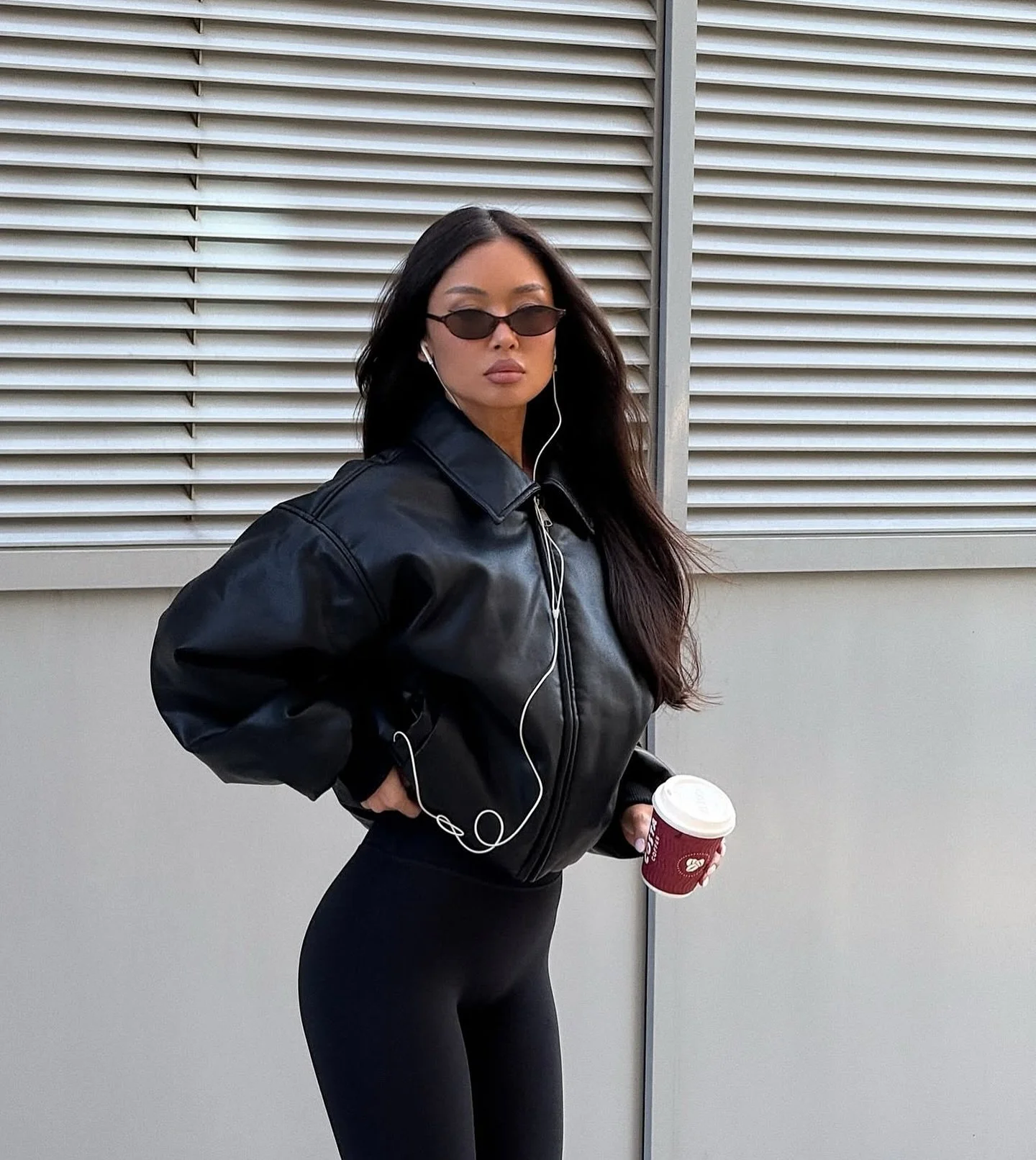 A must have // &lsquo;vegan leather bomber jacket&rsquo; - online now! #linkinbio☝️