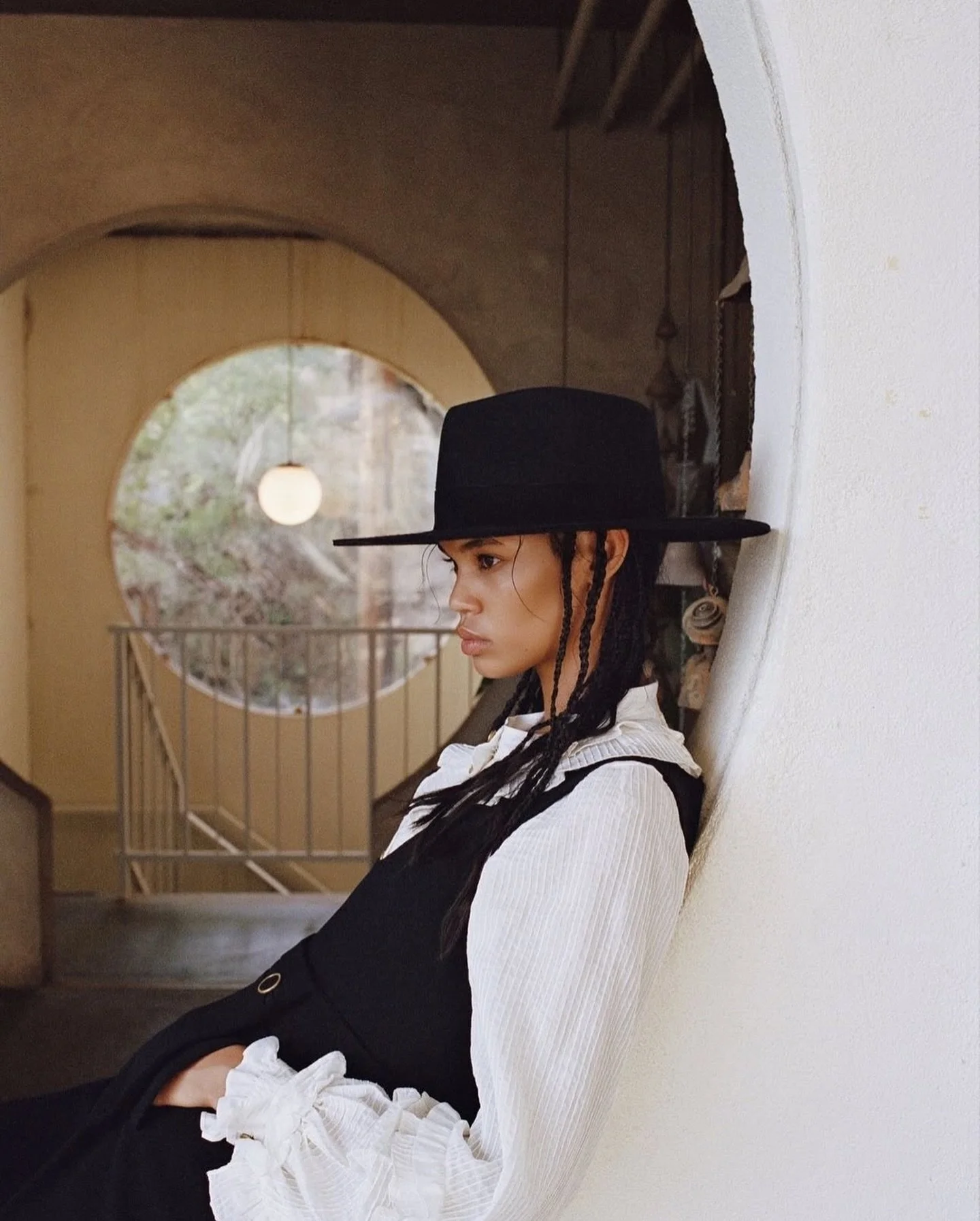 The Mirage wide brim hat 🖤 #linkinbio