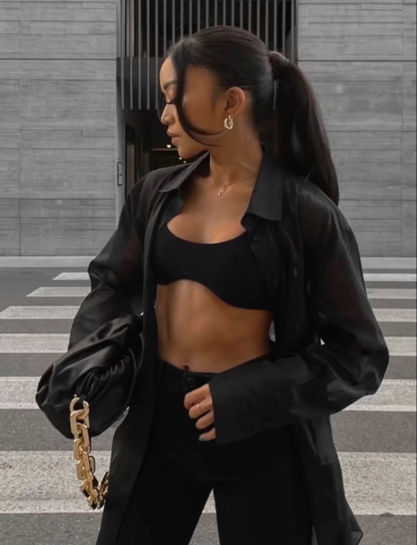 Street style made easy with our best basics >> &lsquo;Street Style&rsquo; curved hem top - online now! #linkinbio☝️