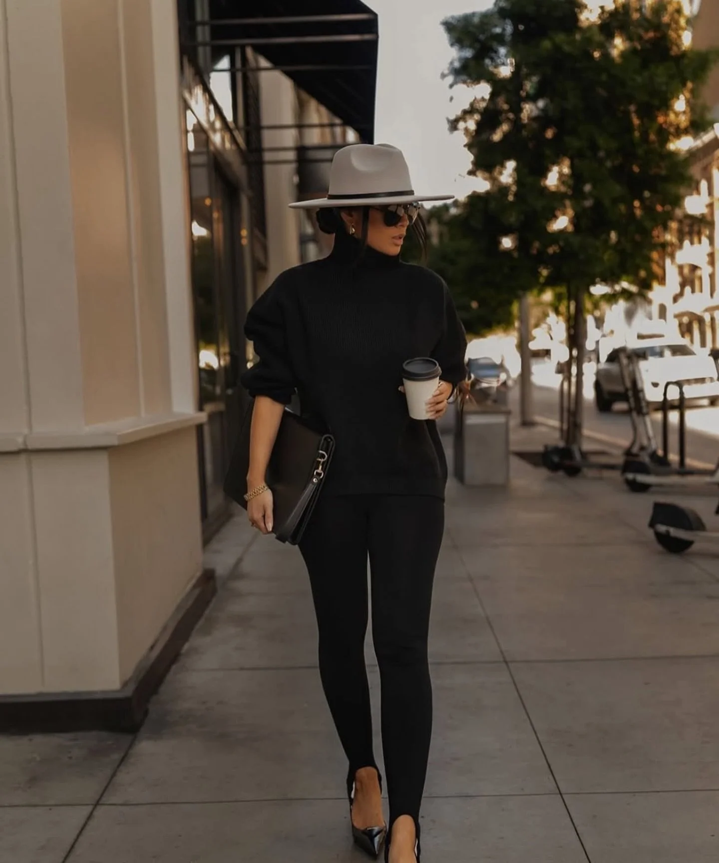 Shop the look >> &lsquo;rock music&rsquo; stirrup legging + &lsquo;cuddly delight&rsquo; oversized knit // LINK IN BIO! #shopsohostyle.com