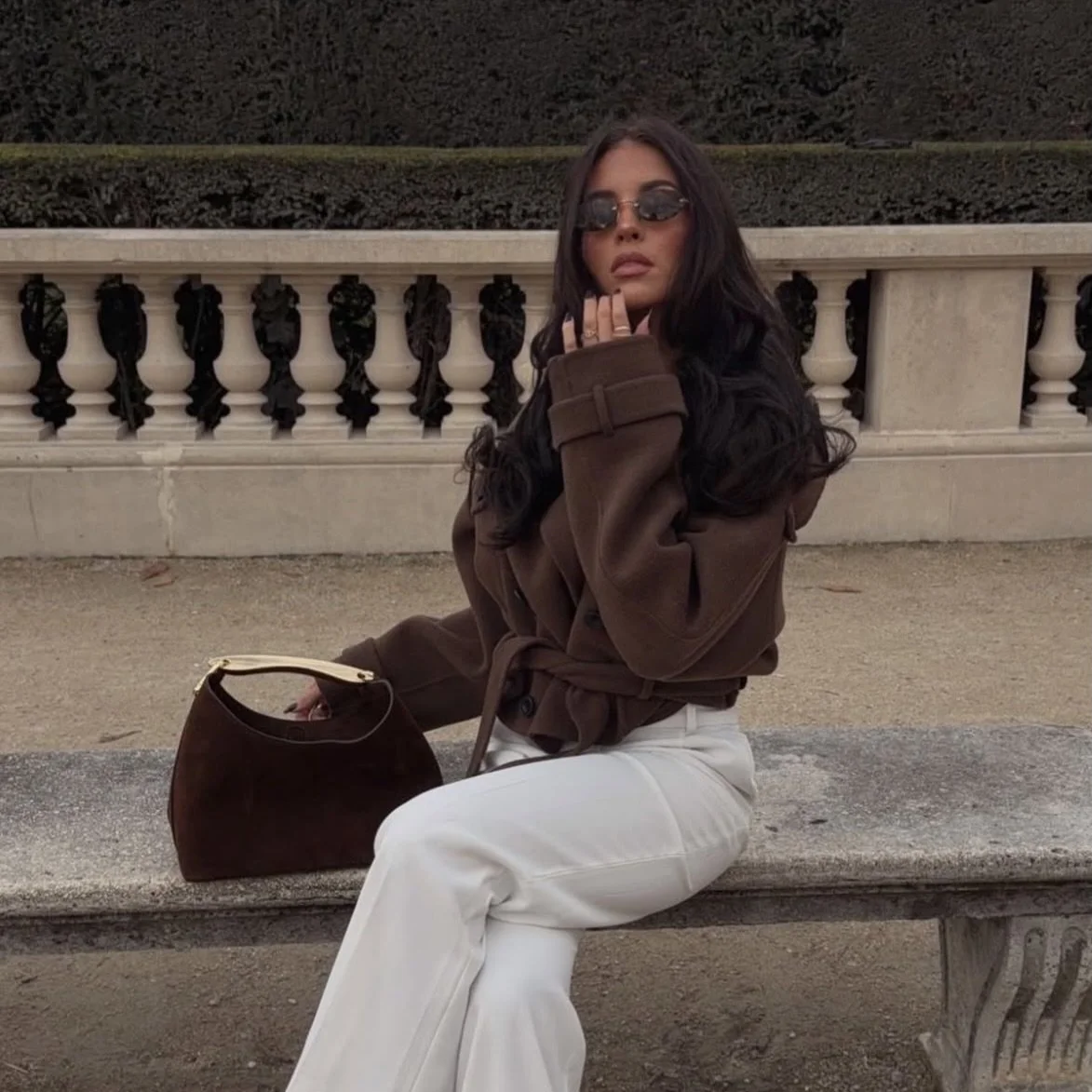 Shop our &lsquo;chocolate dreams&rsquo; vegan suede handbag - online now! #linkinbio☝️