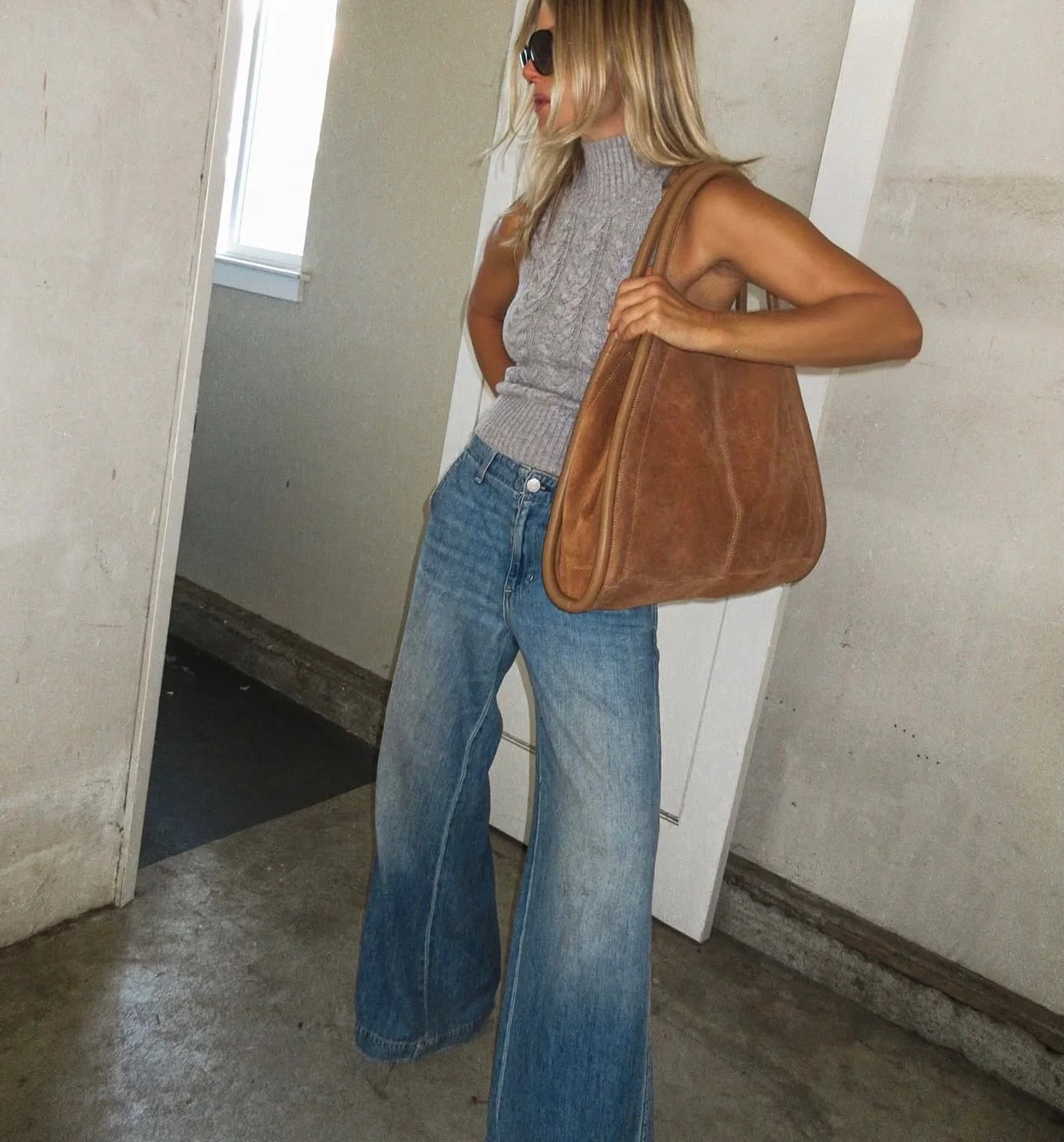 Denim + Knits 🧶 >> www.shopsohostyle.com #linkinbio👆