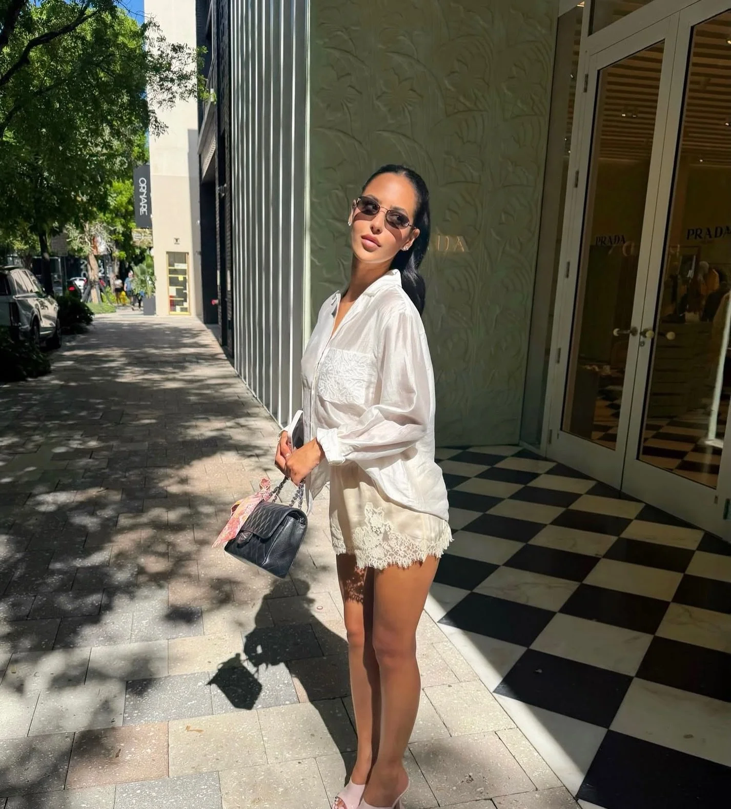 Summer never looked better 🤍 >> &lsquo;satin lace trim shorts&rsquo; // www.shopsohostyle.com #linkinbio
