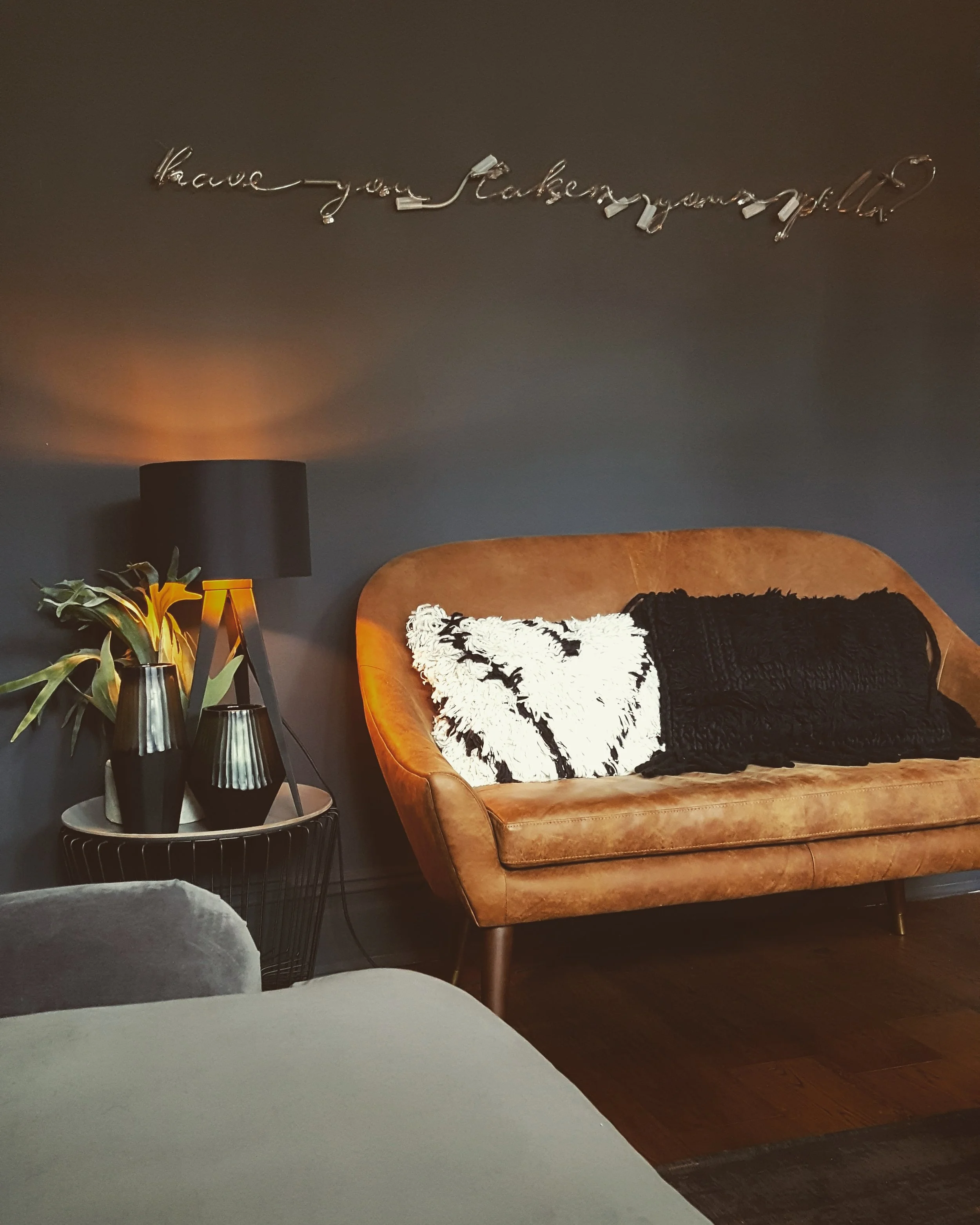 I love the playful touches Tania and Andrew have added such as the neon from Sygns