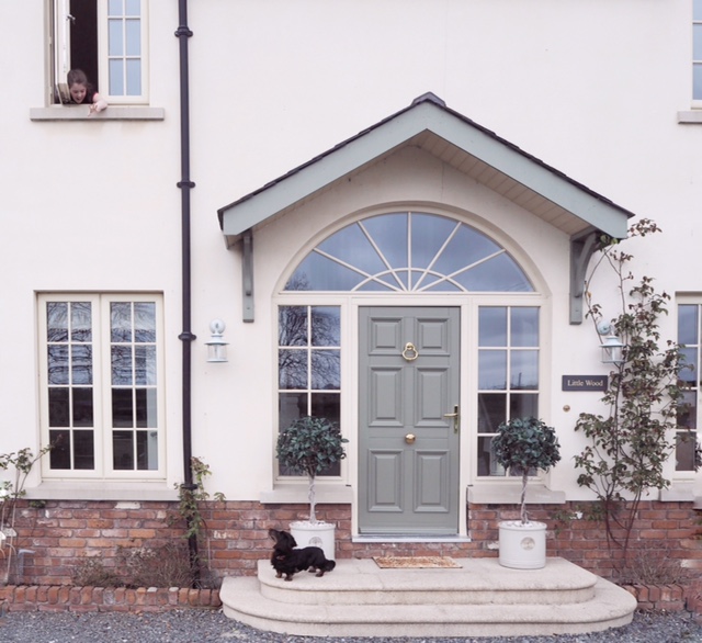 Ernie the Dachshund adding to the kerb appeal