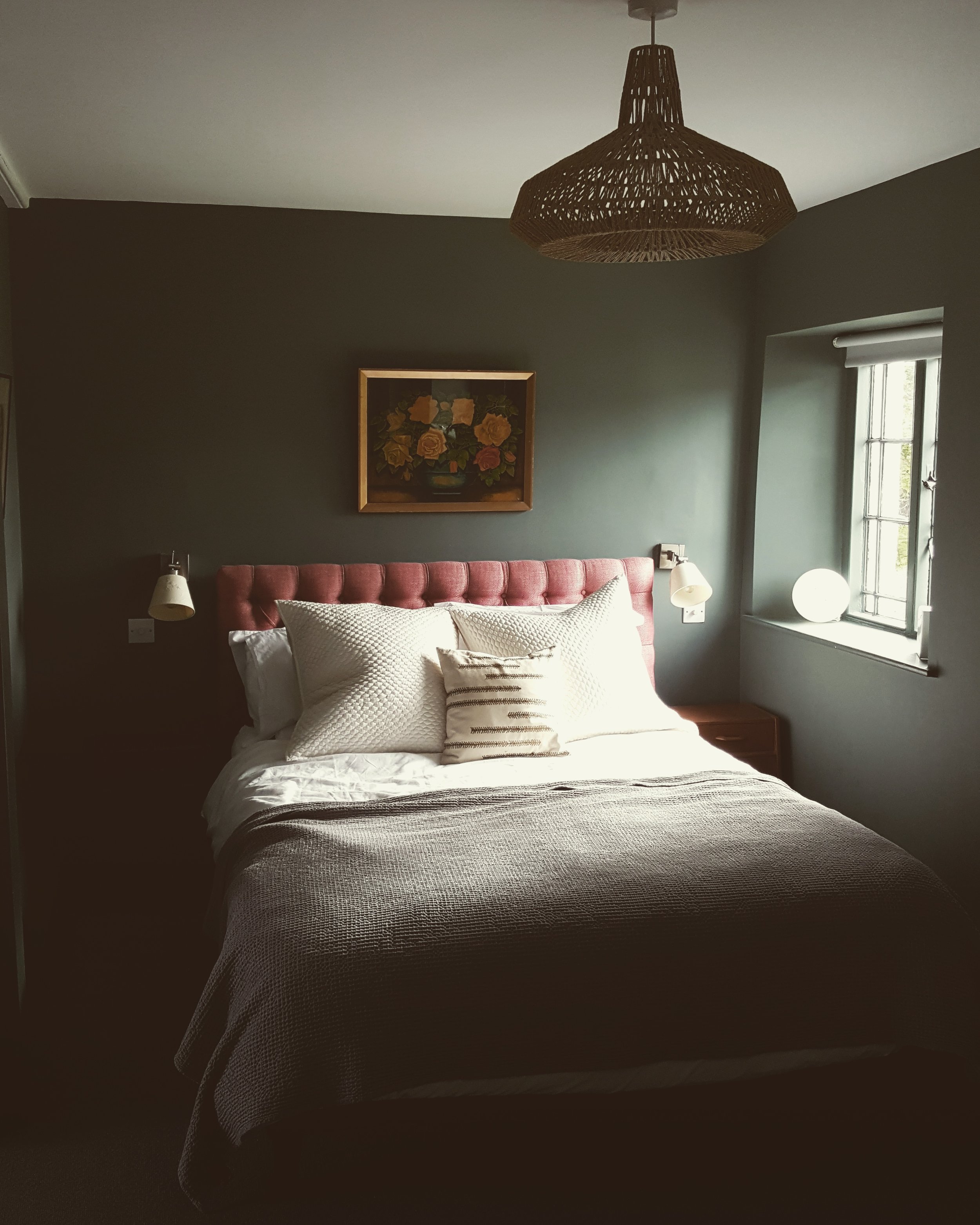 Gorgeous light flooded in through the old crittal style windows