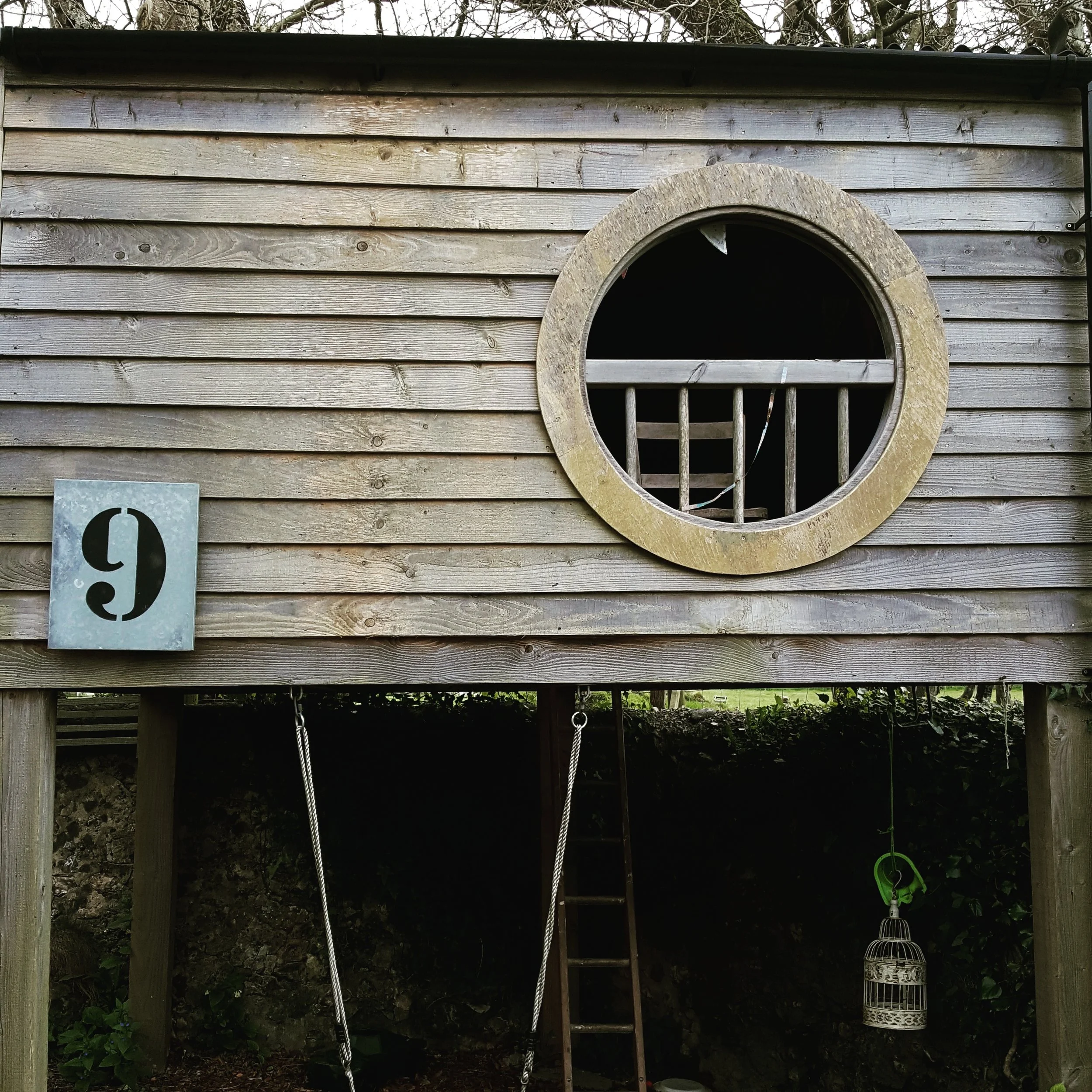 The drop from the ladders did cause a phew sphincter tightening parenting moments