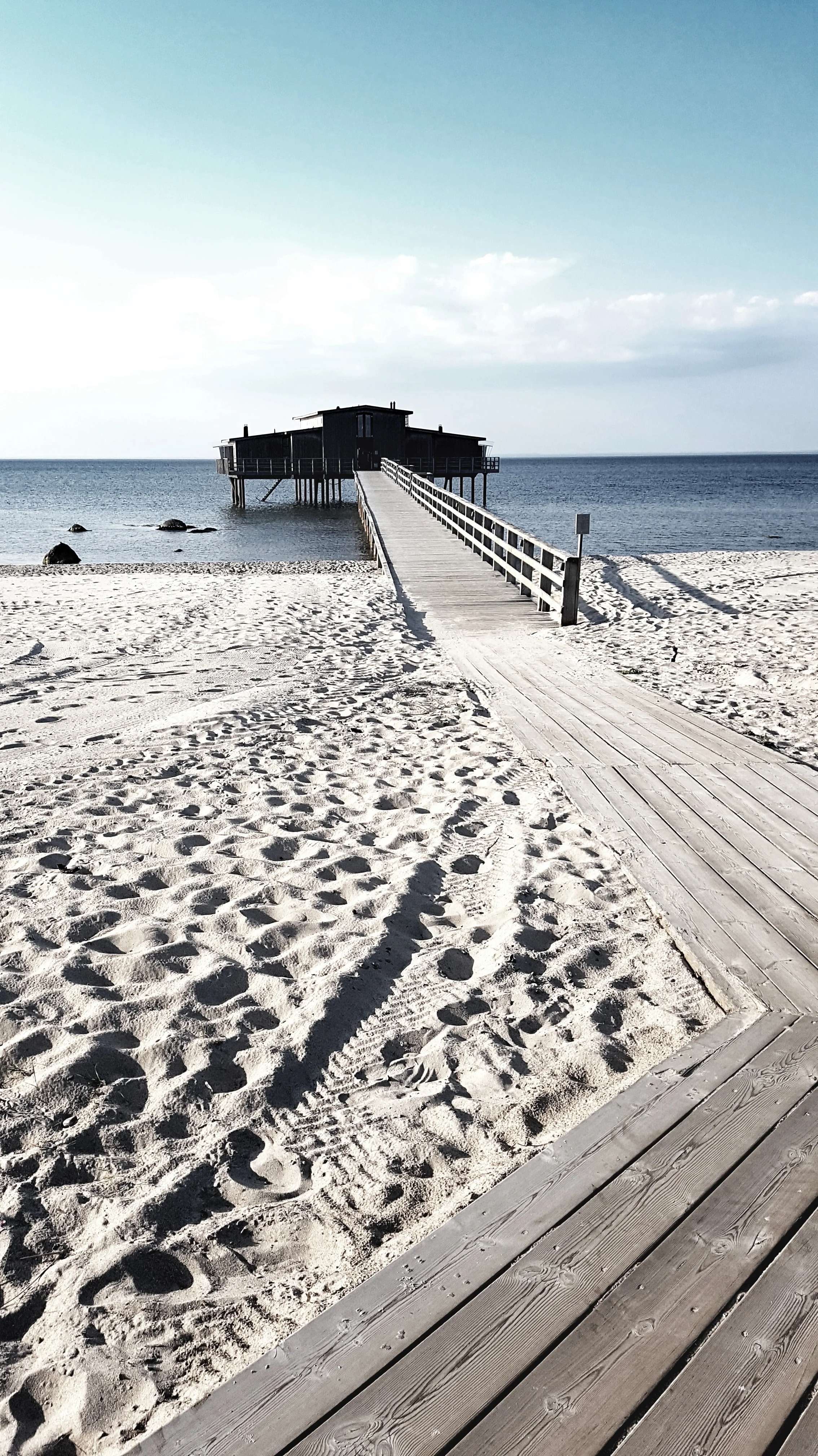 The beautiful sandy beach in Båstad