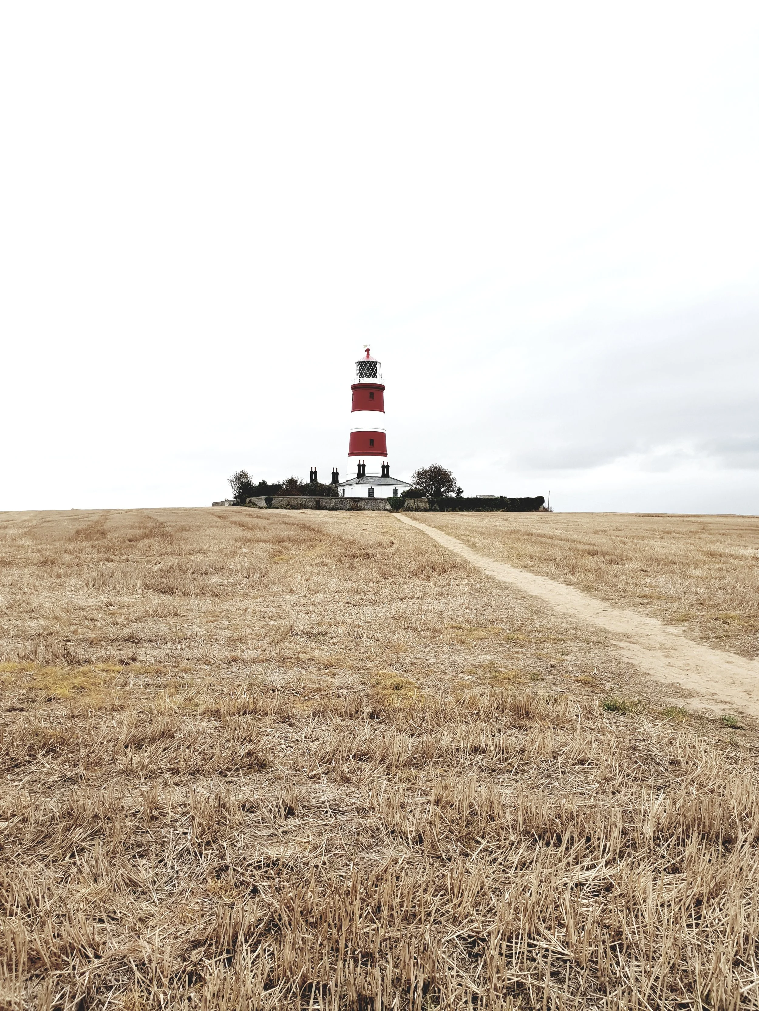 The lighthouse at Happisburgh which is just ten minutes drive from the house