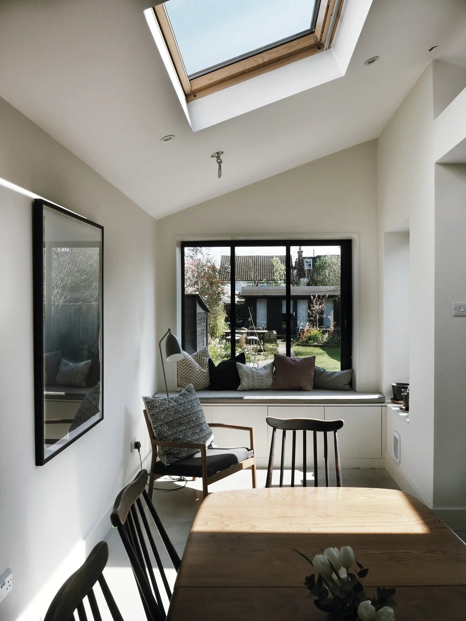 Their mid-century kitchen table, bearing the marks of a lifetime is one of Emily’s favourite pieces of furniture