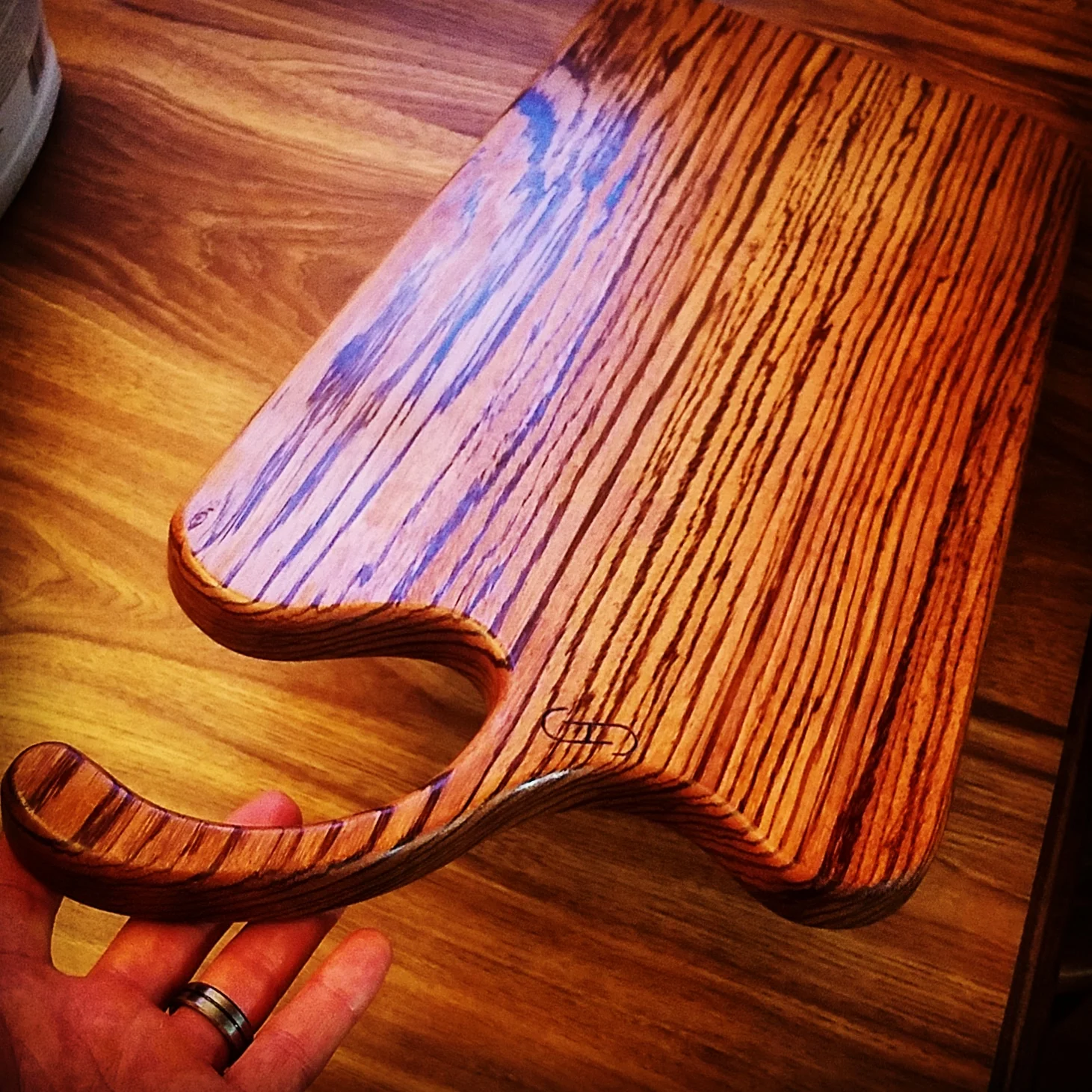 Zebrawood Bread Board