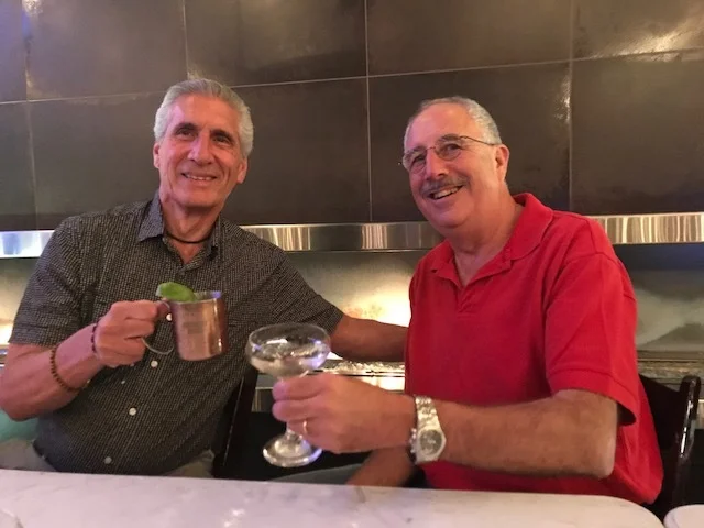 Mark & Me  toasting IMG_0561.JPG