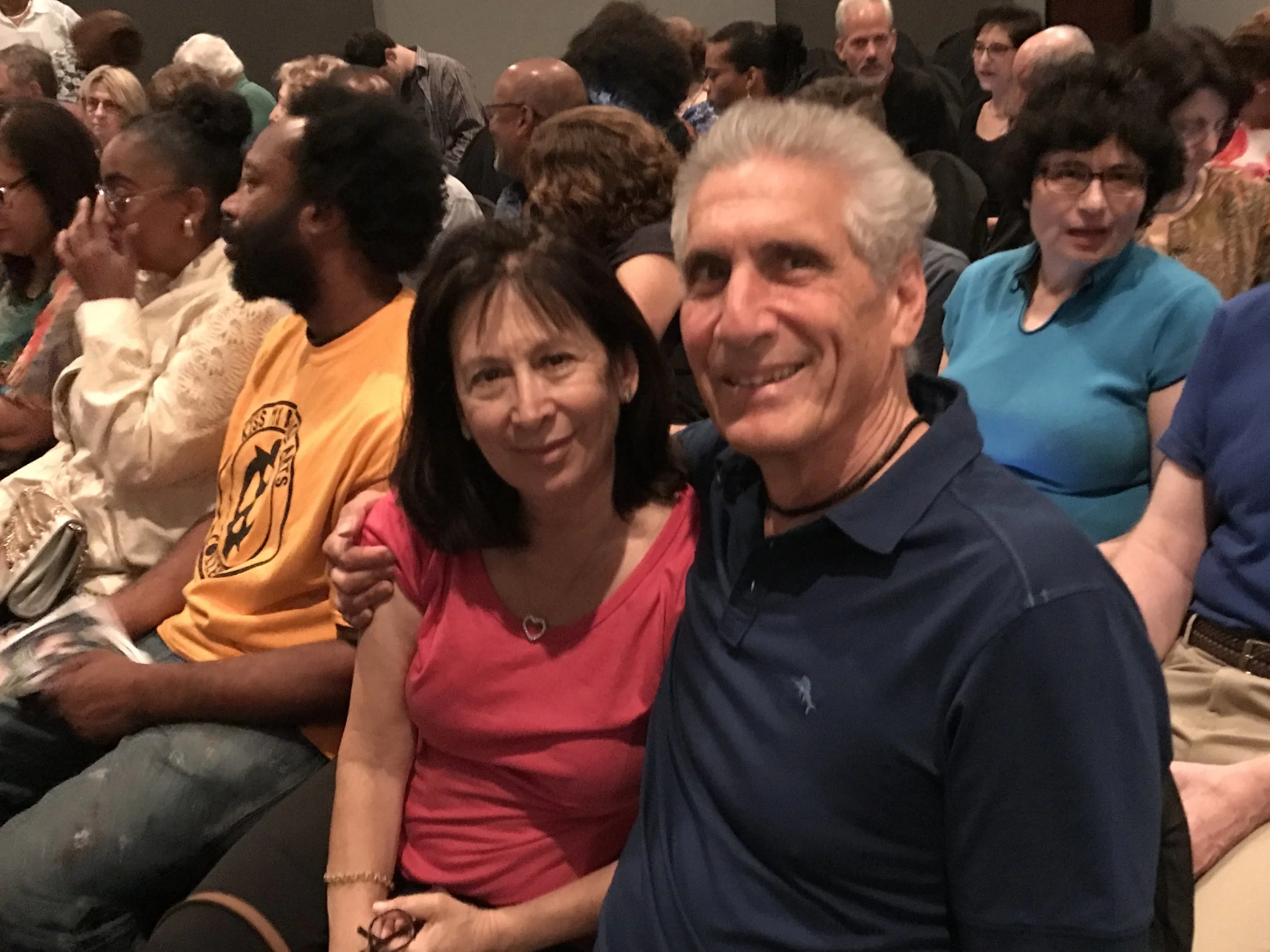 Ceil and Me sitting aisleIMG_1345.JPG