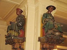 Two Magots inside Deux Magots.JPG