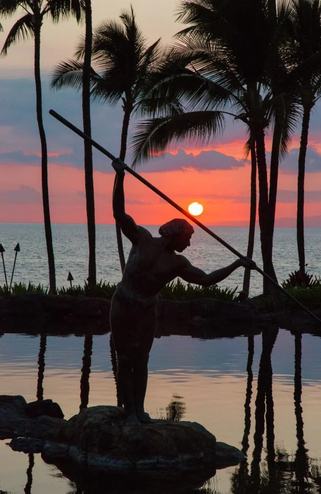 Grand Wailea sunset view of spear.jpeg