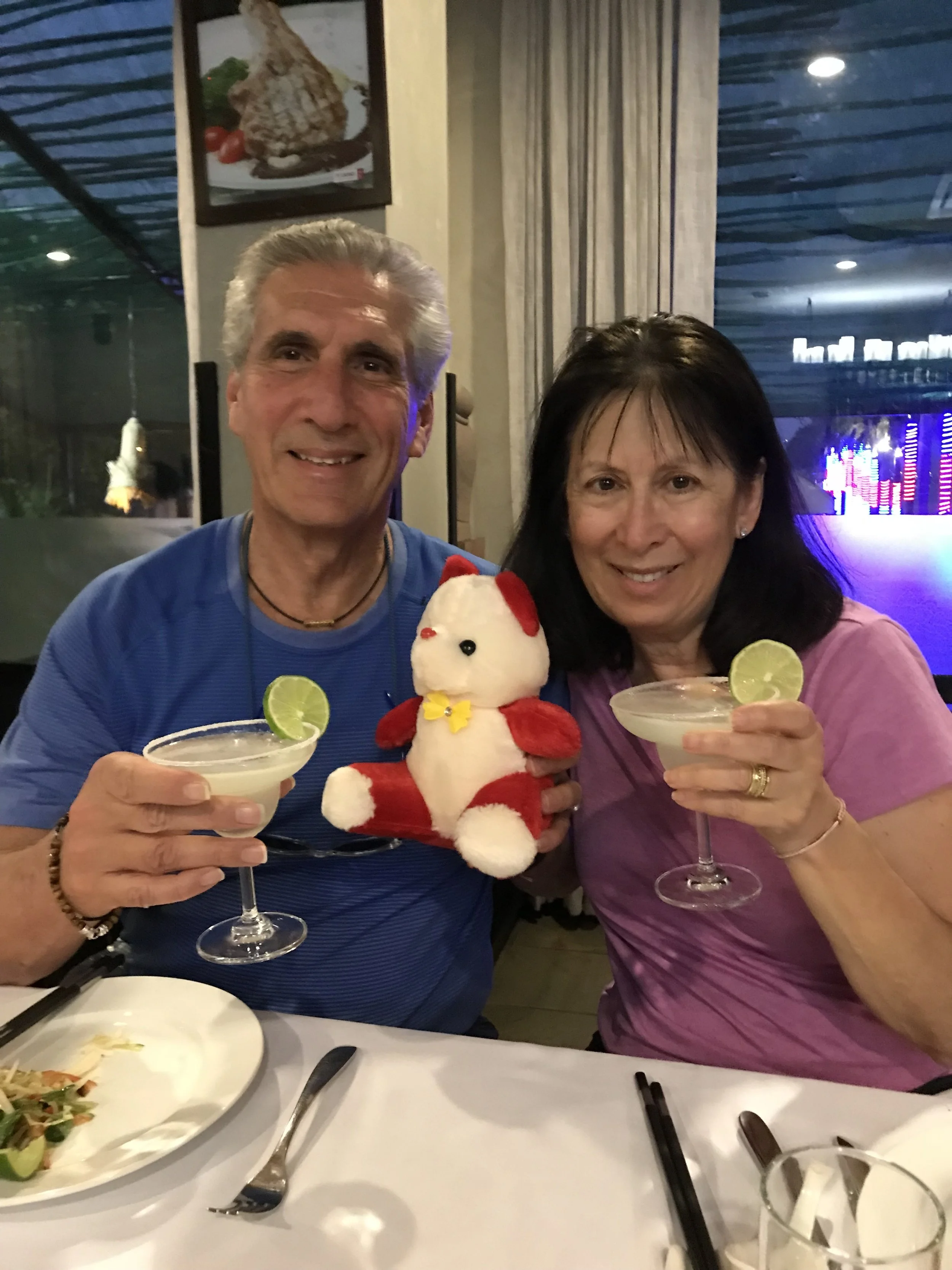 Den and Ceil Happy V Day w Tiny bear.jpg