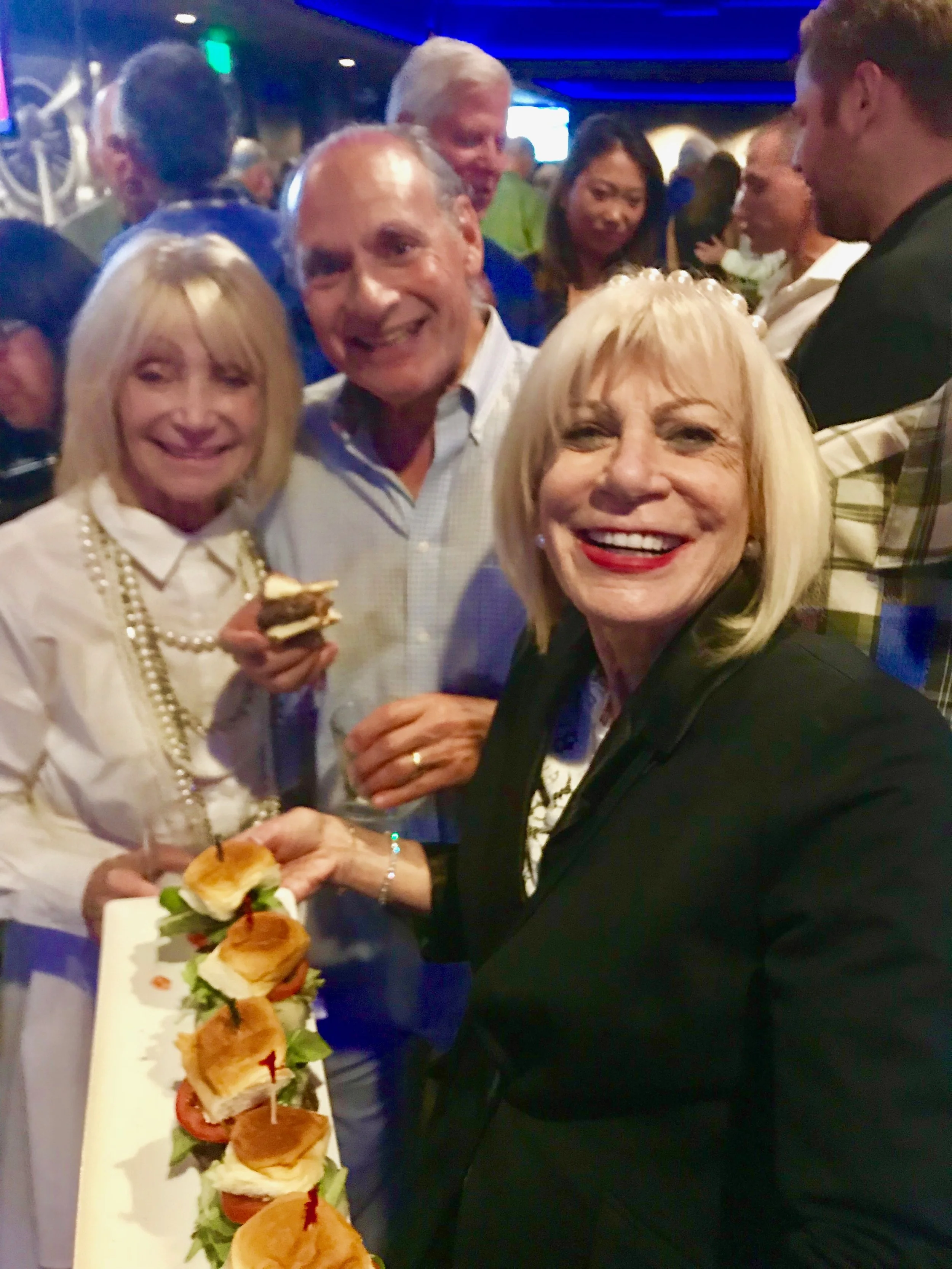 Ruth, Stan and TIna w Vegetarian sliders).jpg*.jpg